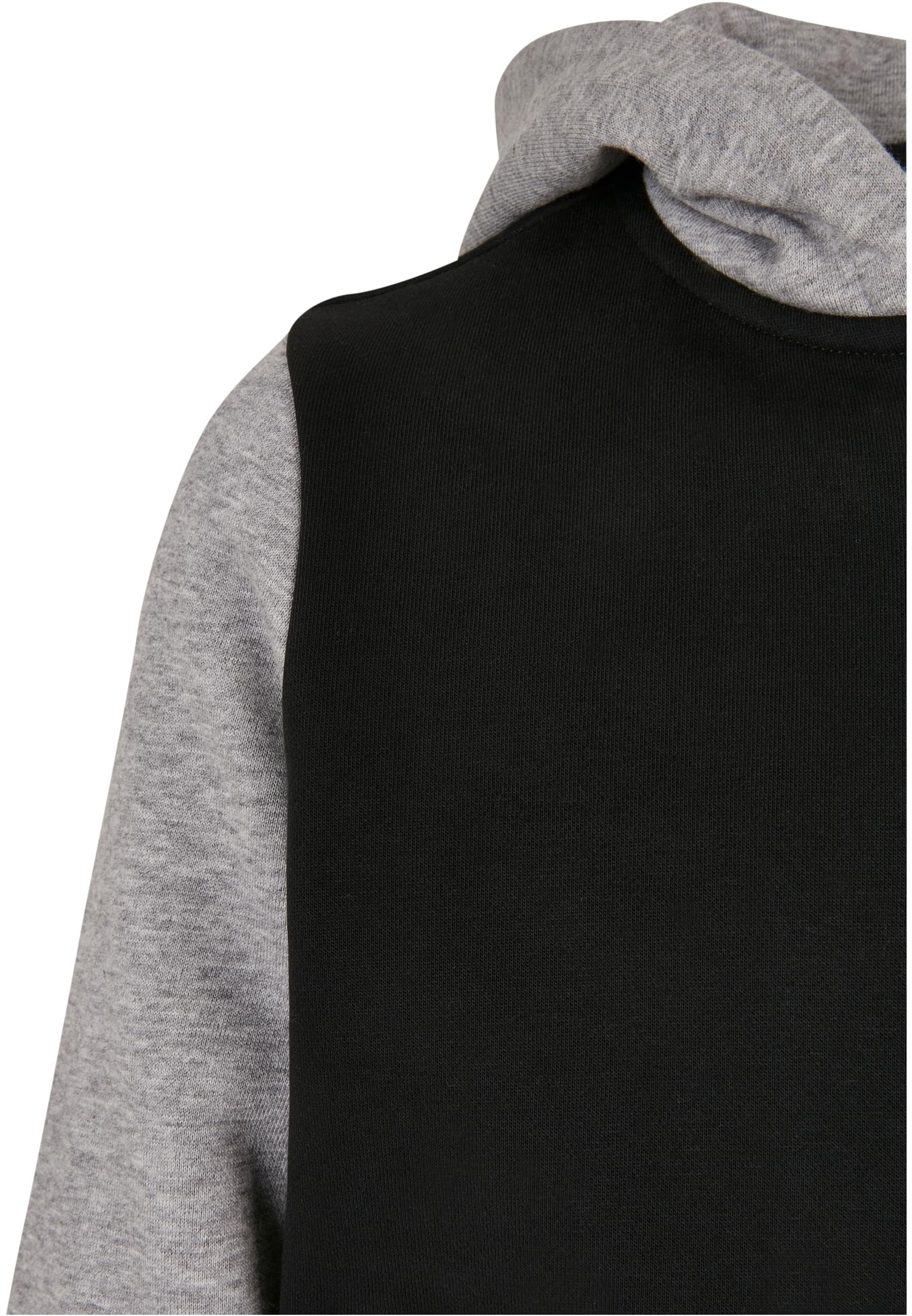 Boys 2-Tone Zip Hoody | black/grey