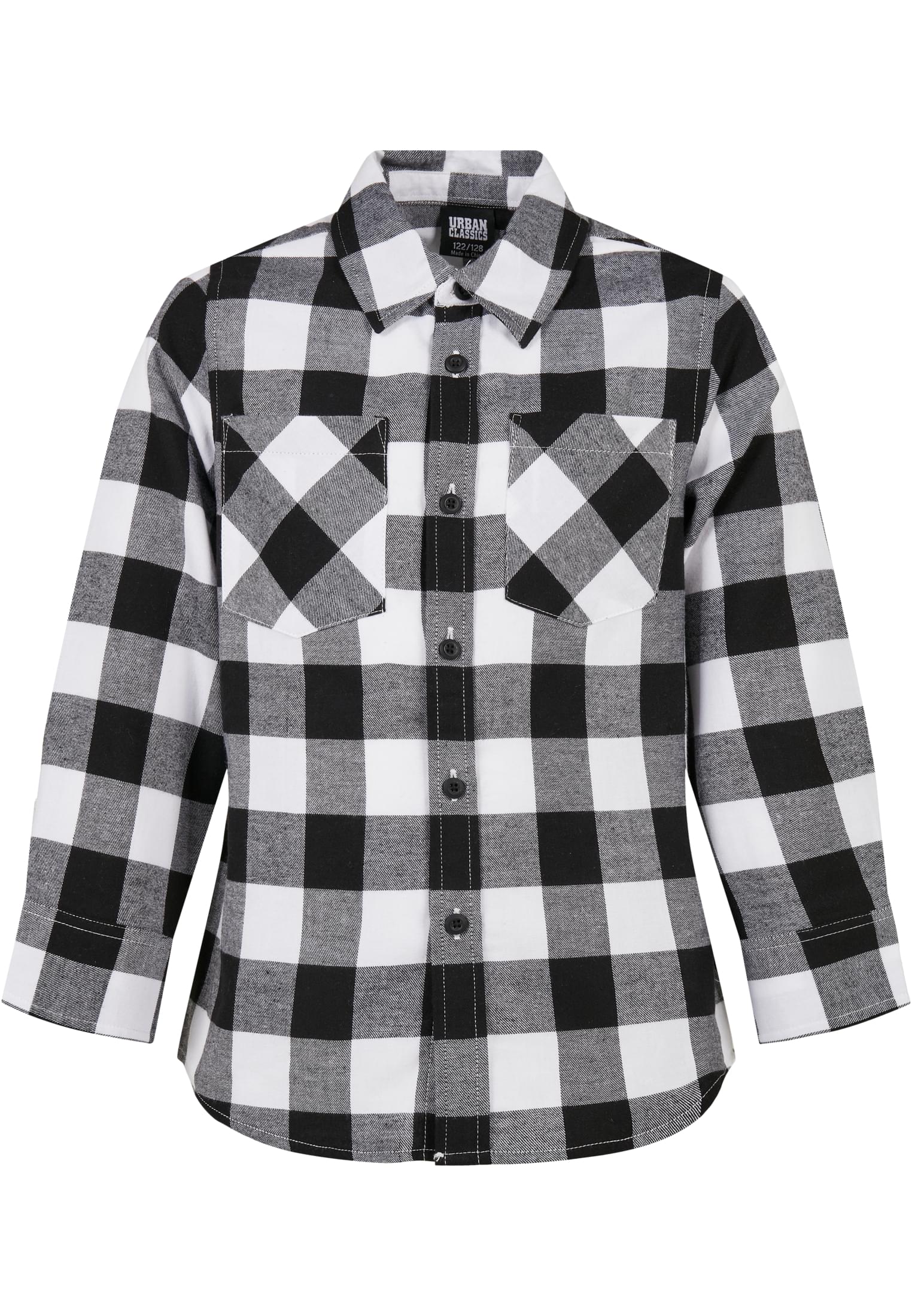 Boys Checked Flanell Shirt | black/forest