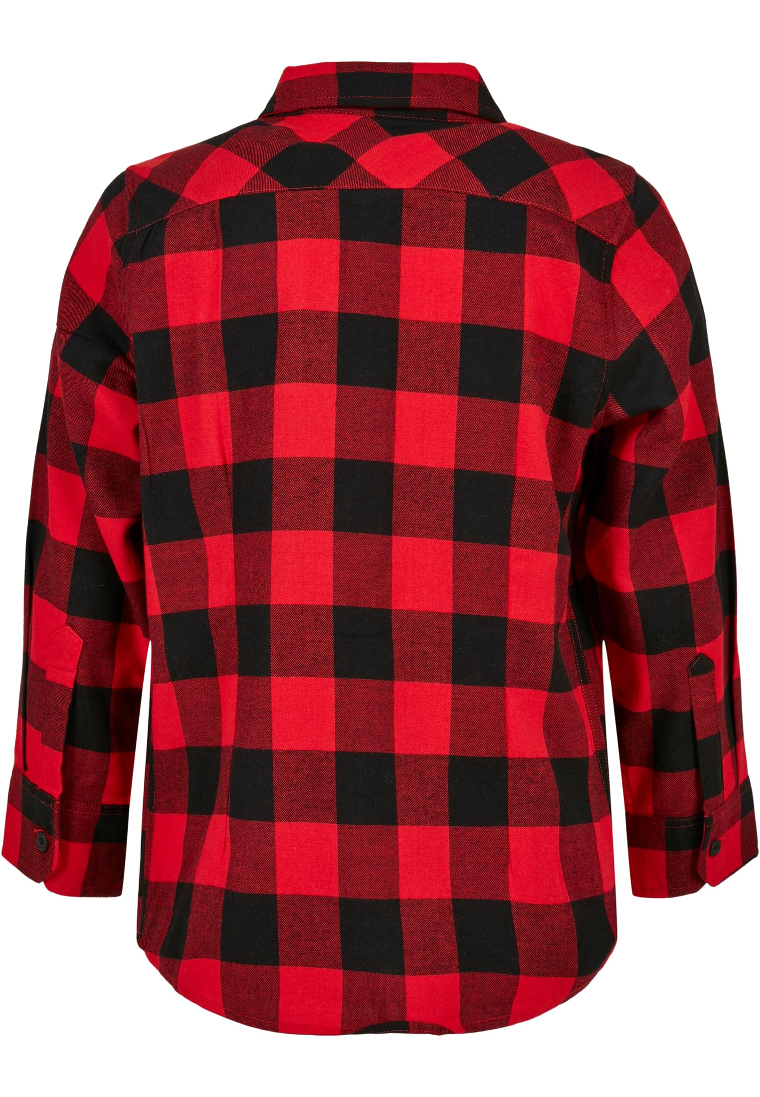 Boys Checked Flanell Shirt | black/red