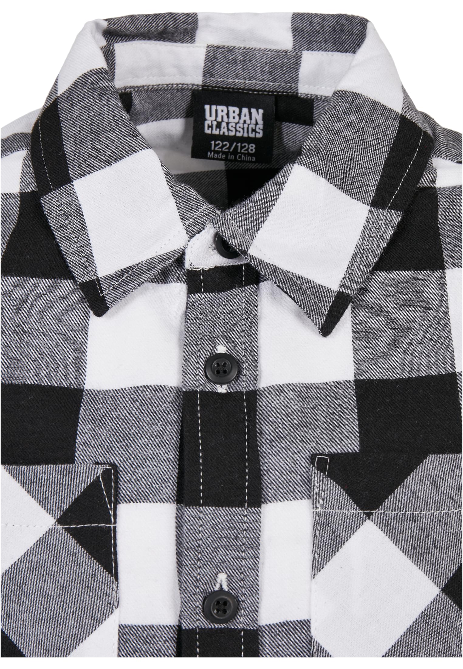 Boys Checked Flanell Shirt | black/forest