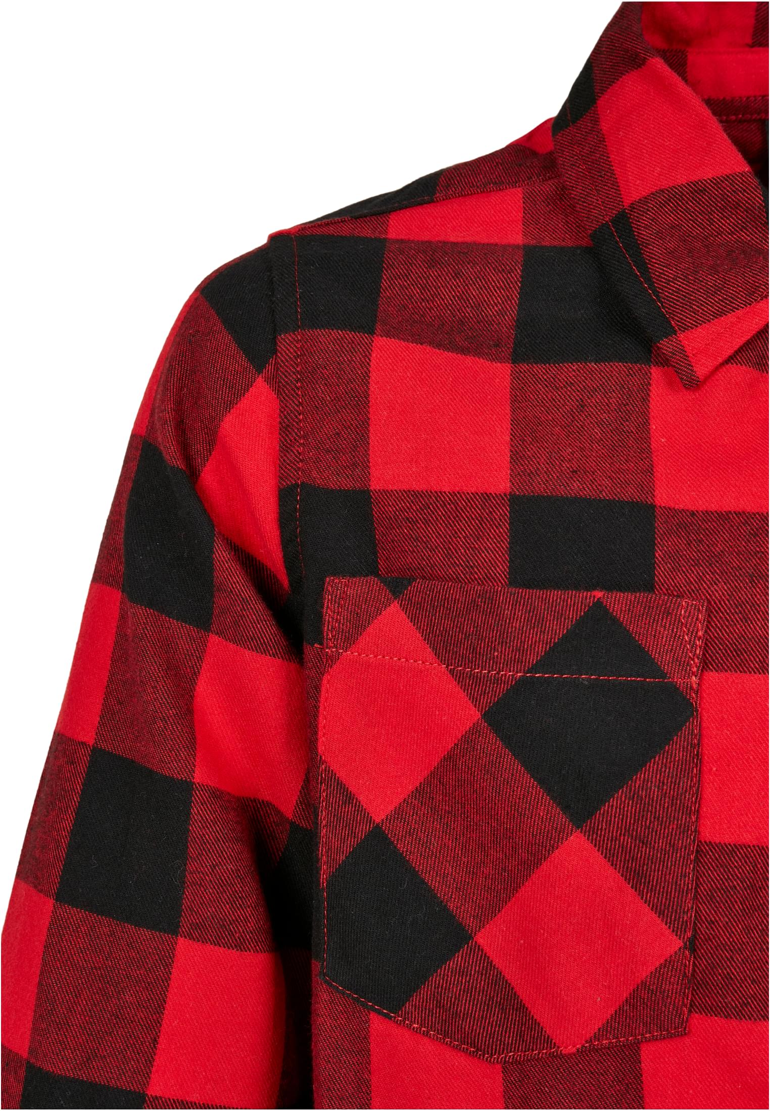 Boys Checked Flanell Shirt | black/red