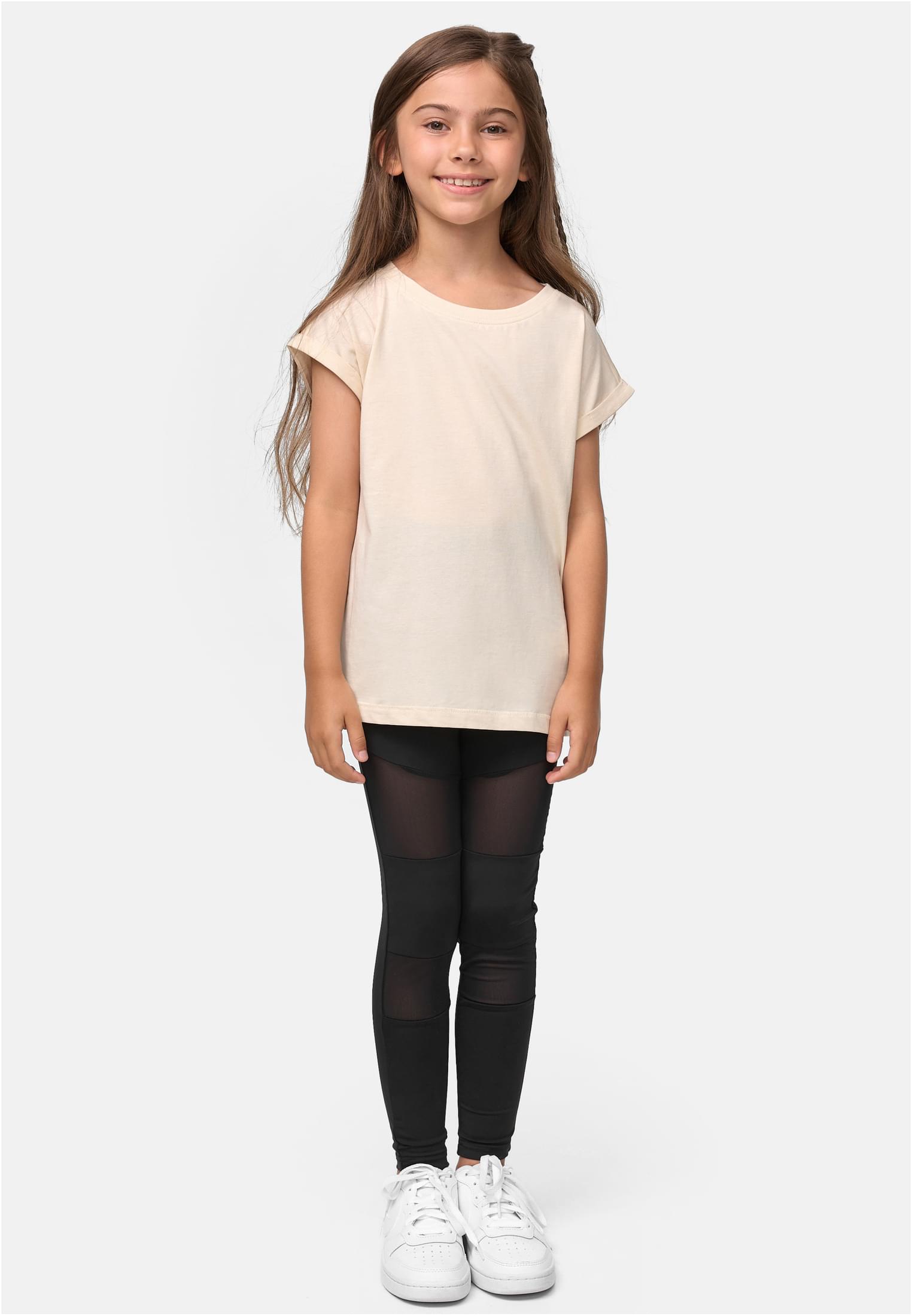 Girls Organic Extended Shoulder Tee | whitesand