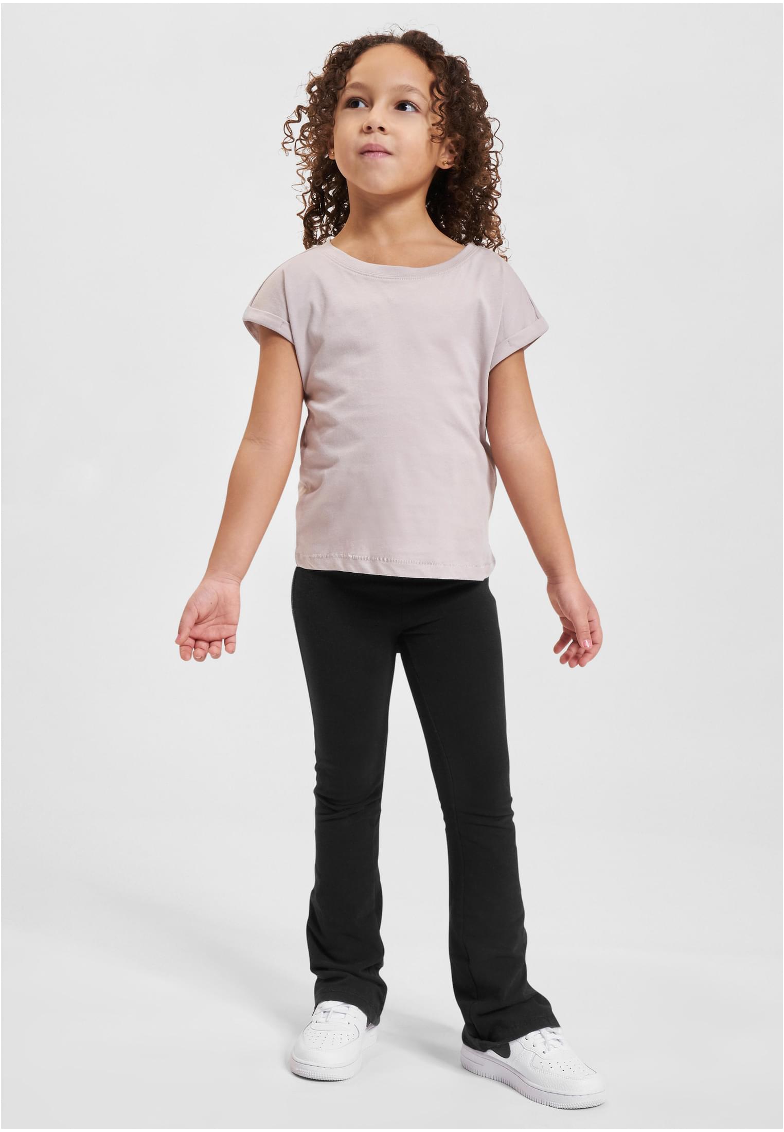 Girls Organic Extended Shoulder Tee | duskrose