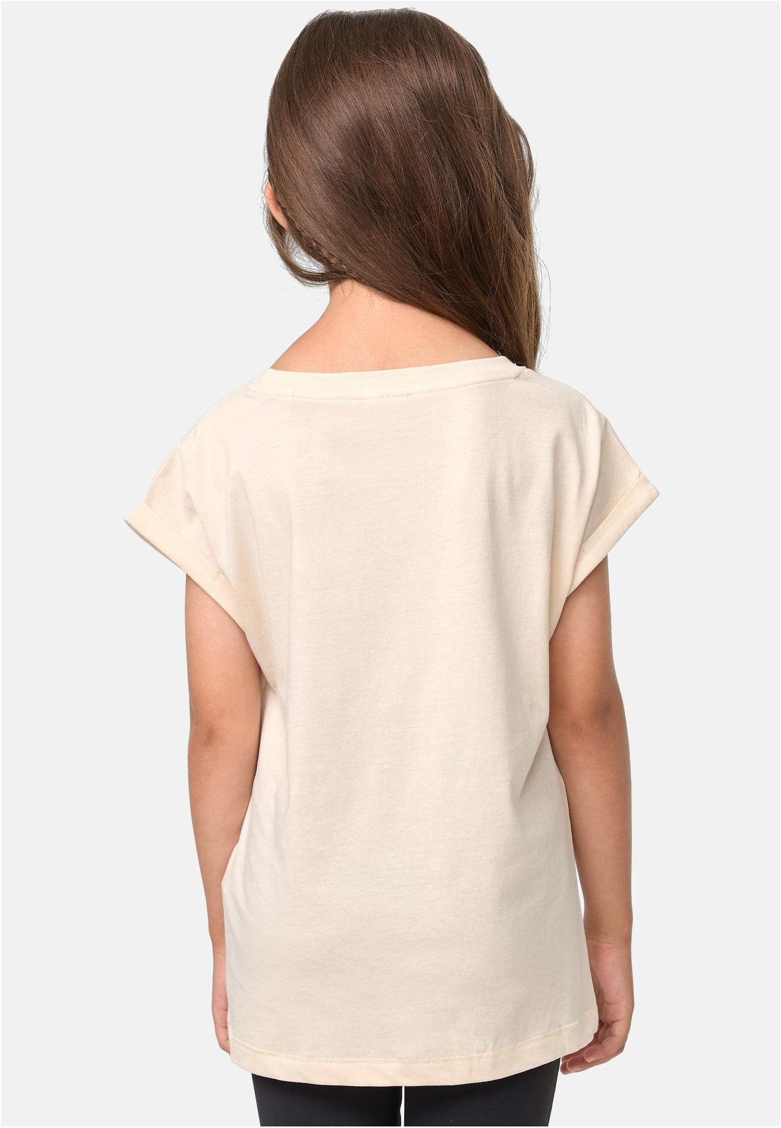 Girls Organic Extended Shoulder Tee | whitesand