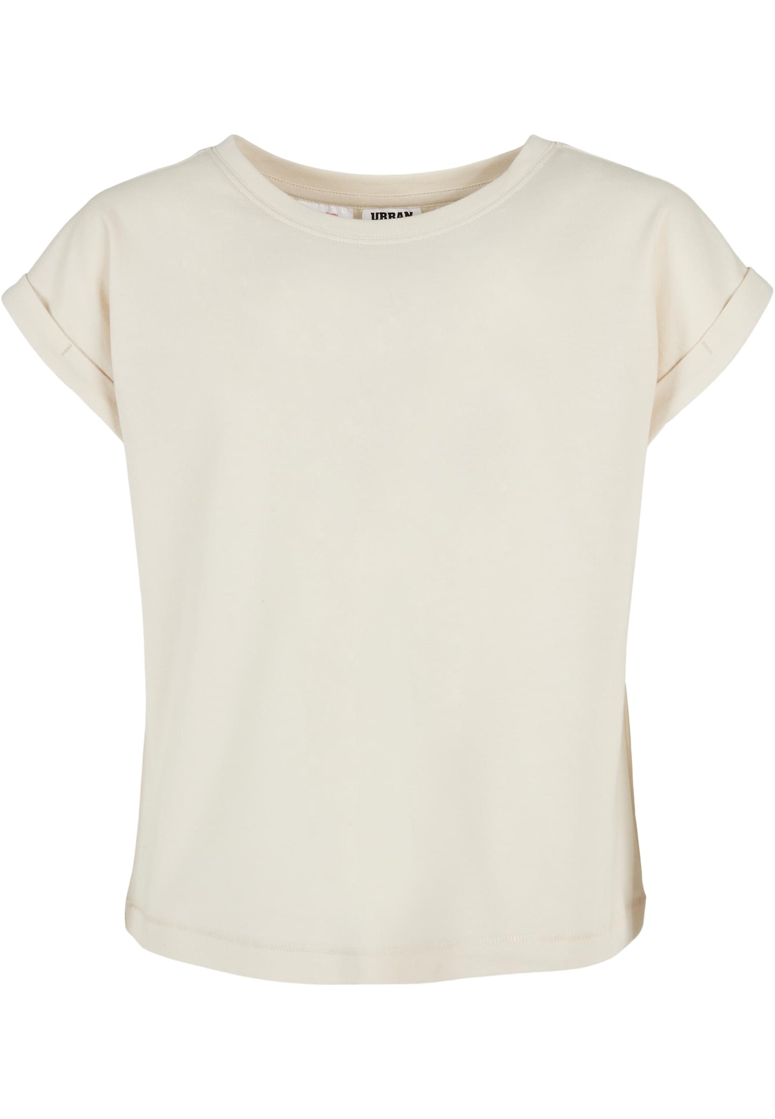 Girls Organic Extended Shoulder Tee | whitesand