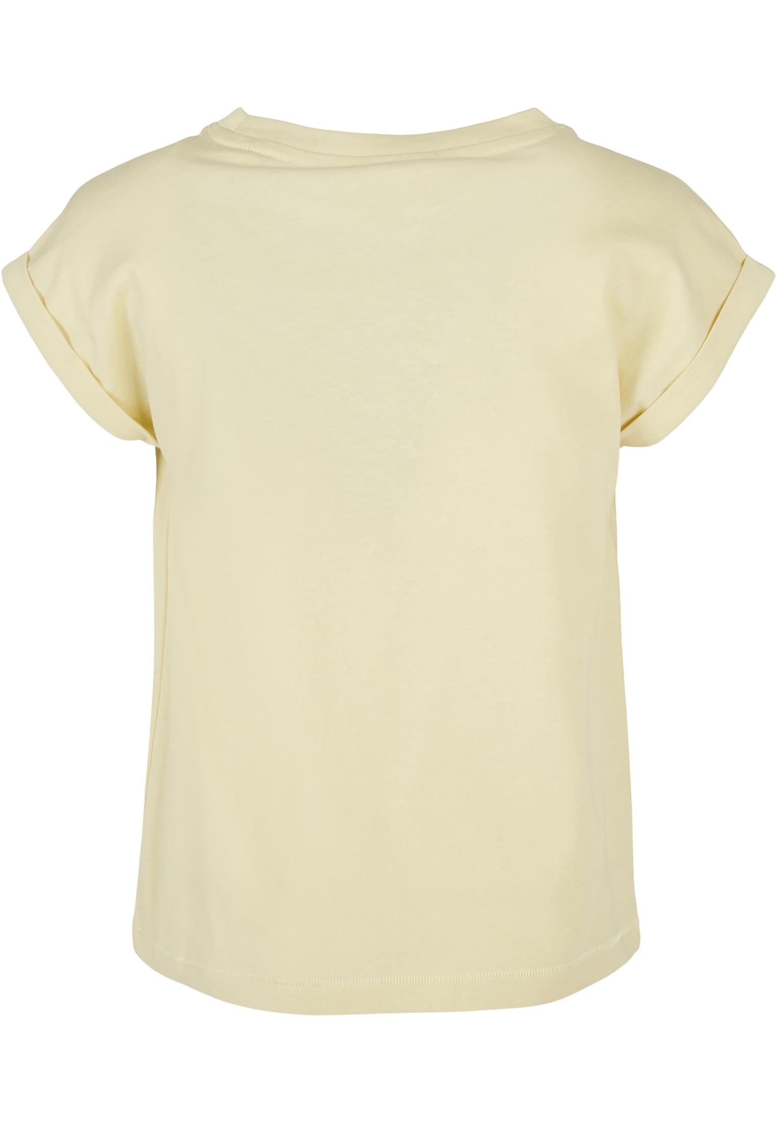 Girls Organic Extended Shoulder Tee | softyellow