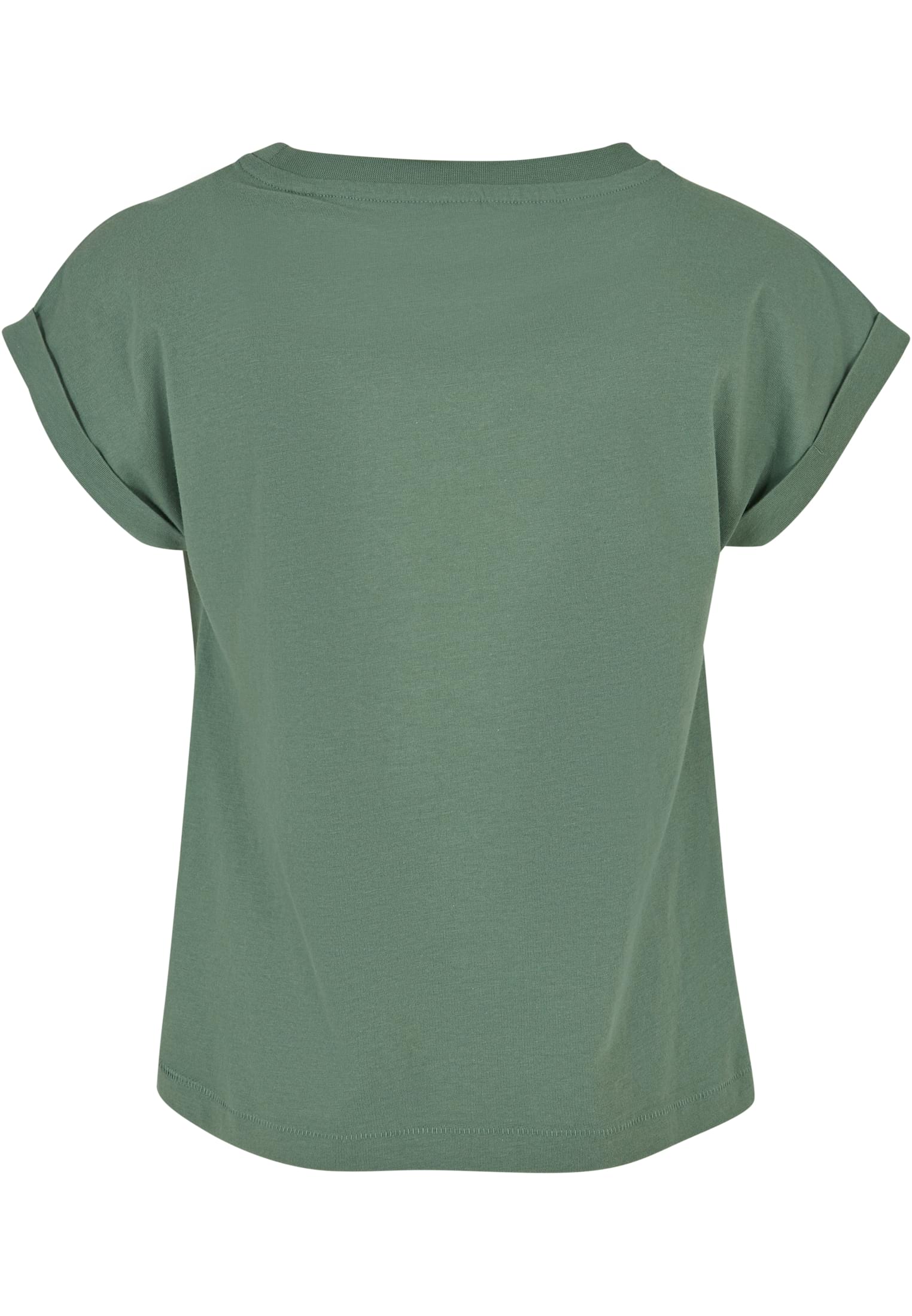 Girls Organic Extended Shoulder Tee | salvia