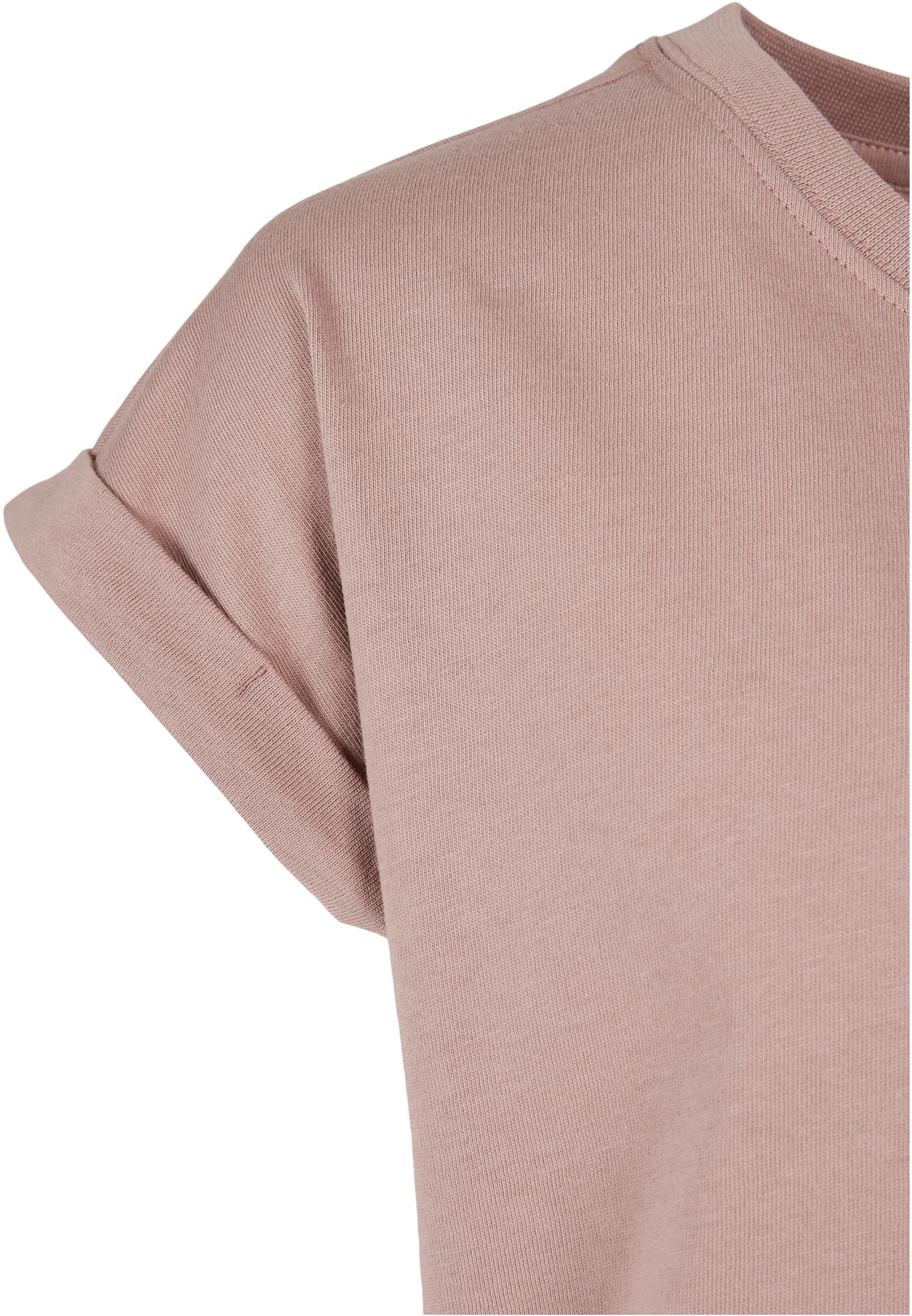 Girls Organic Extended Shoulder Tee | duskrose