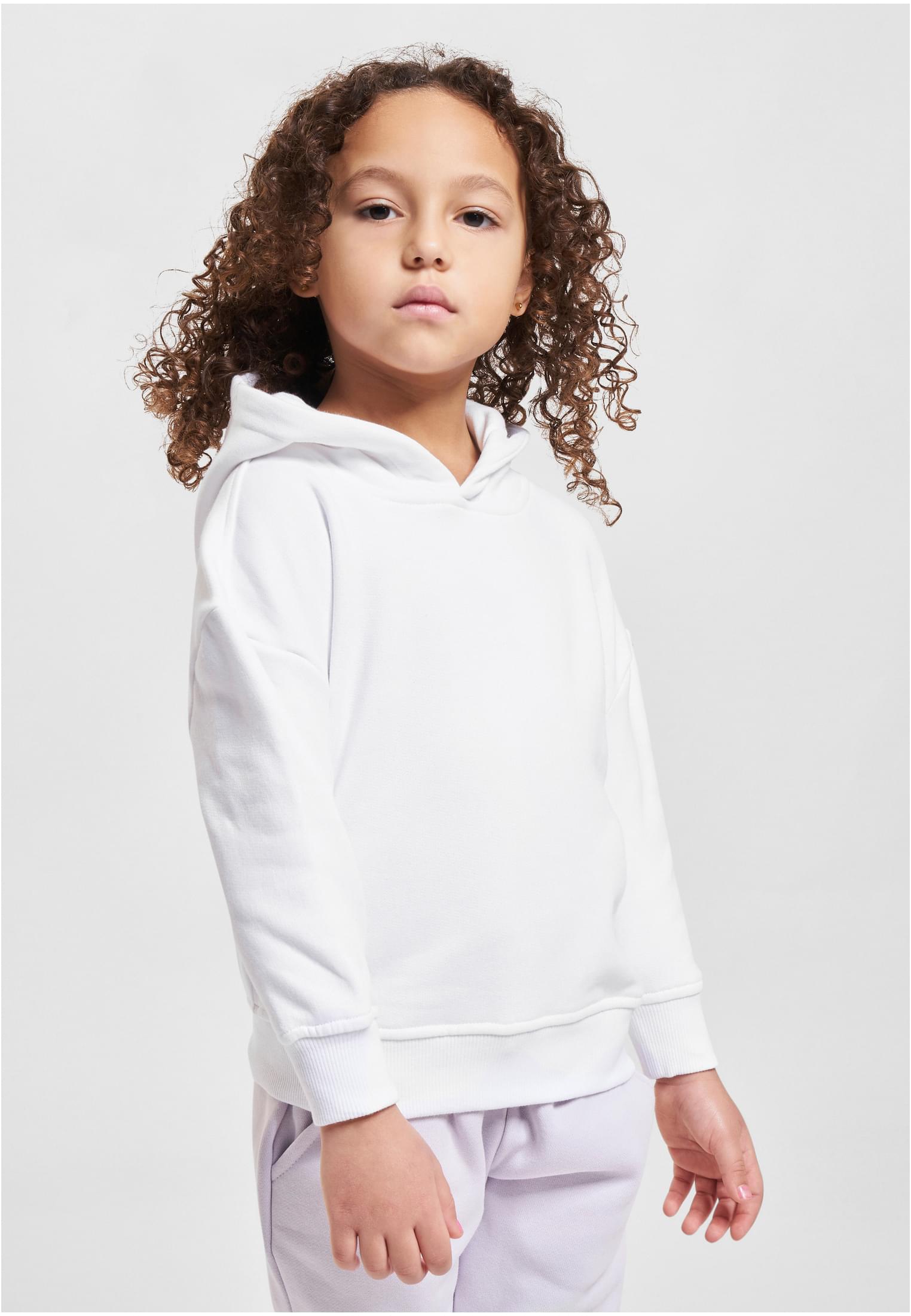 Girls Organic Hoody | white