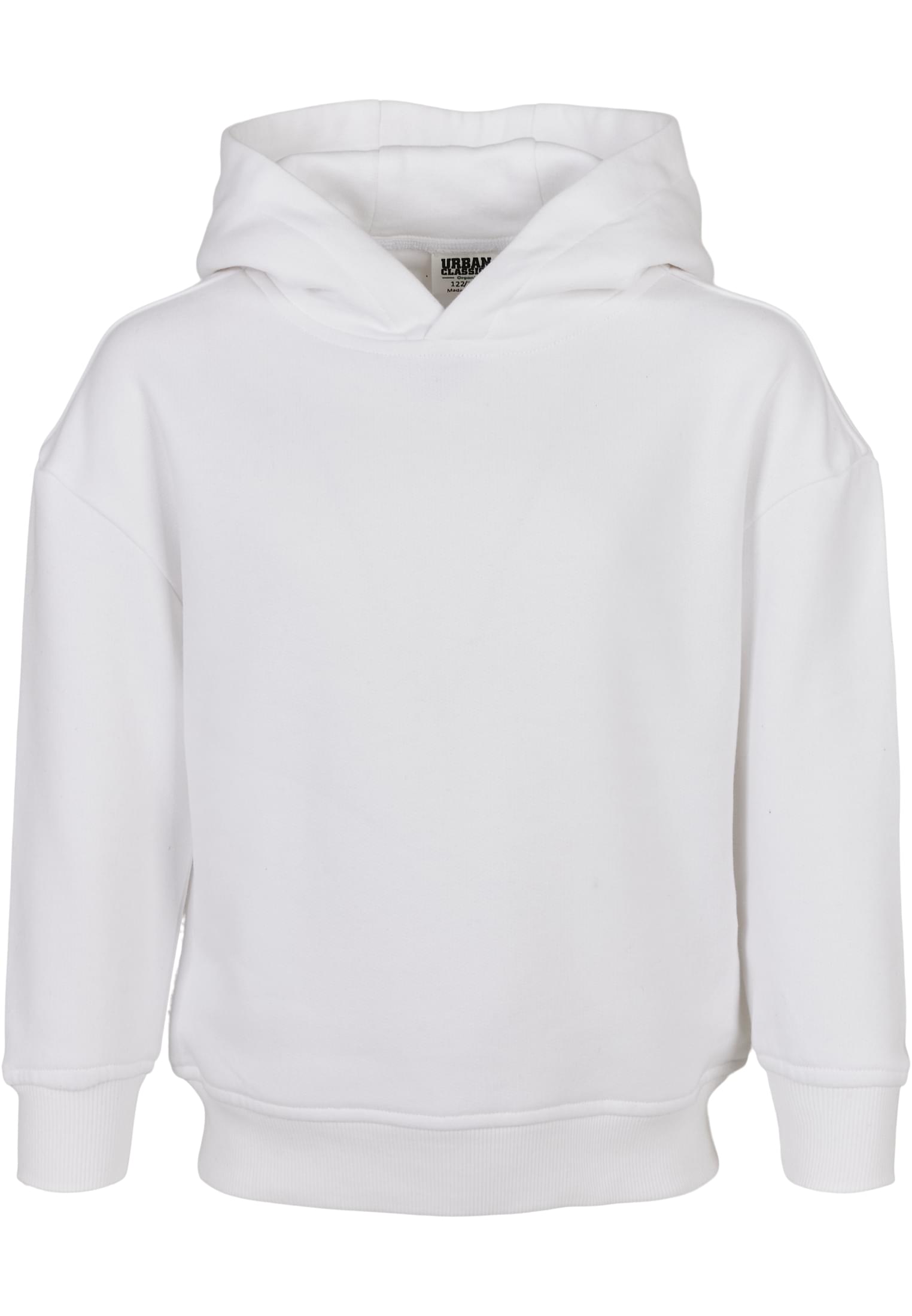 Girls Organic Hoody | white