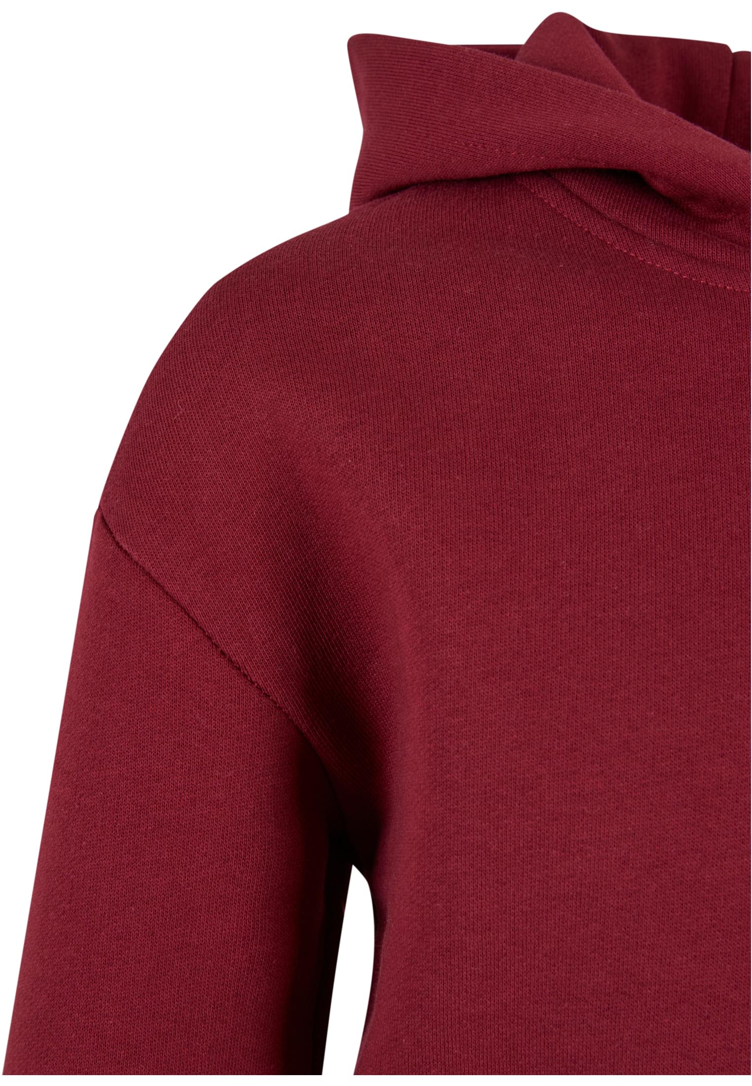 Girls Organic Hoody | burgundy