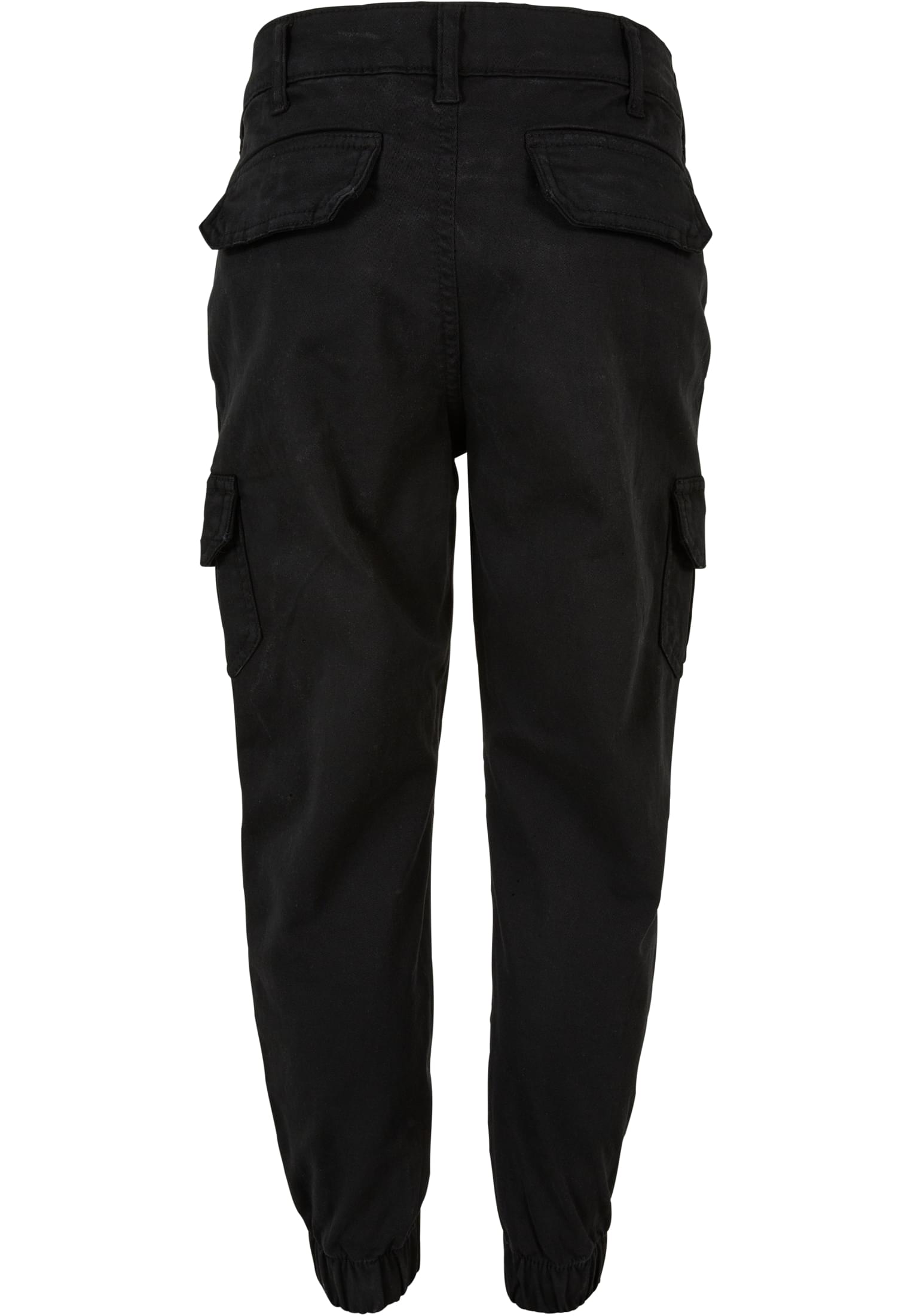 Girls High Waist Cargo Pants | black