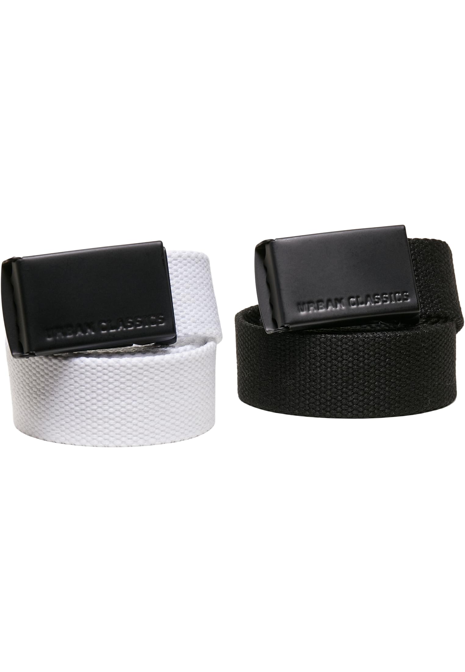 Canvas Belt Kids 2-Pack | black+white