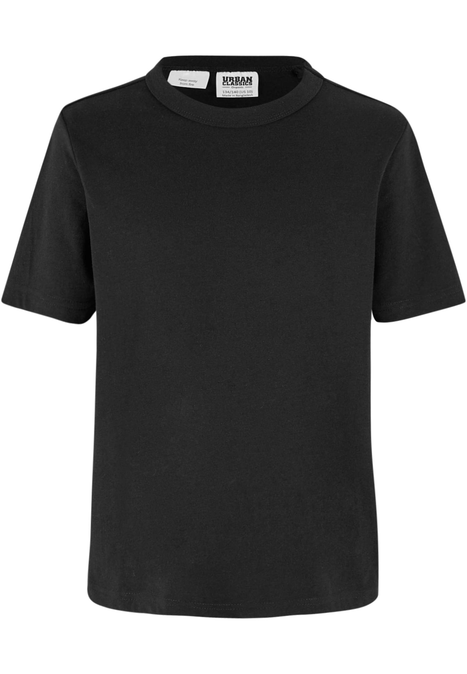 Boys Organic Basic Tee | black