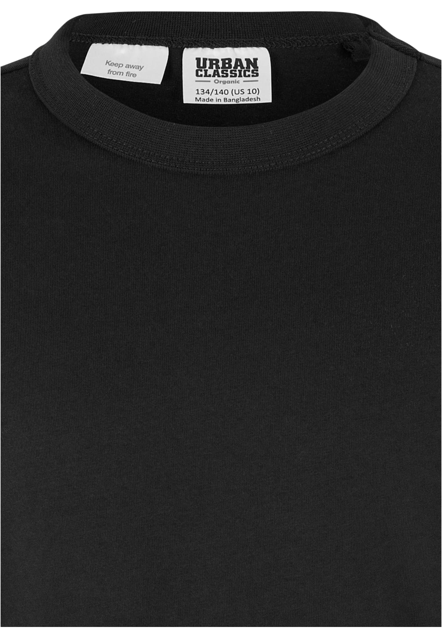 Boys Organic Basic Tee | black