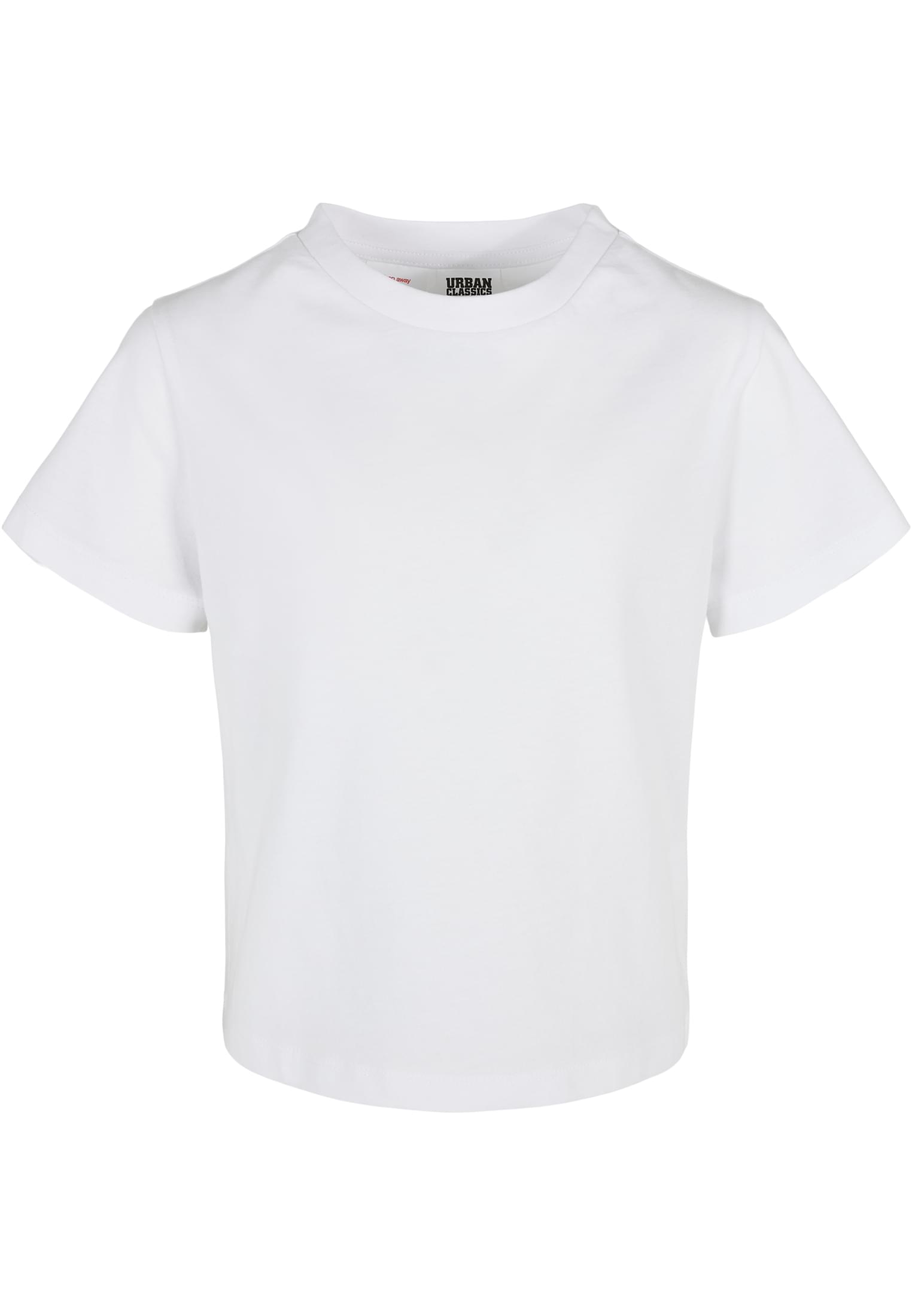 Girls Basic Box Tee | white