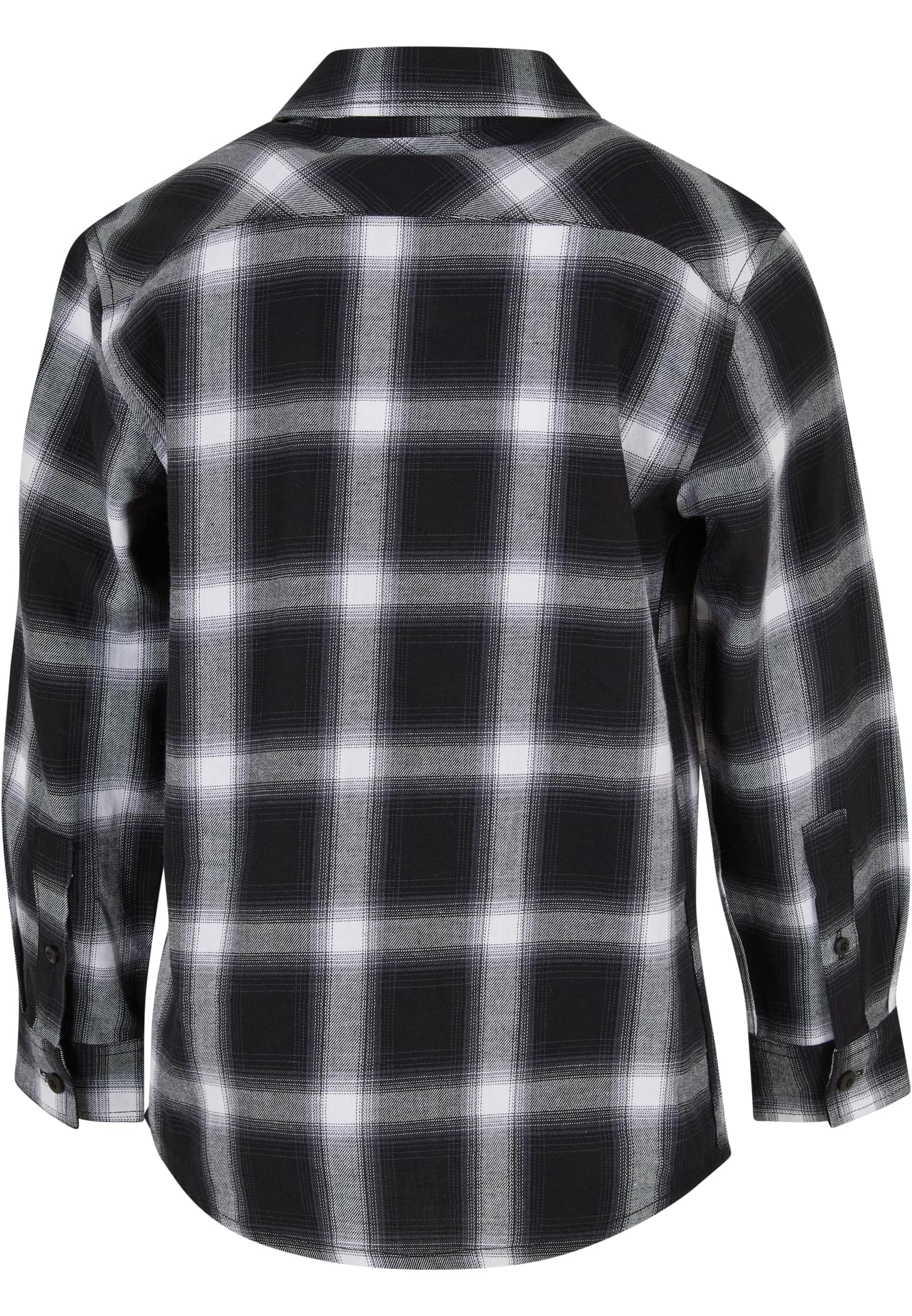 Boys Oversized Checked Shirt | black/white