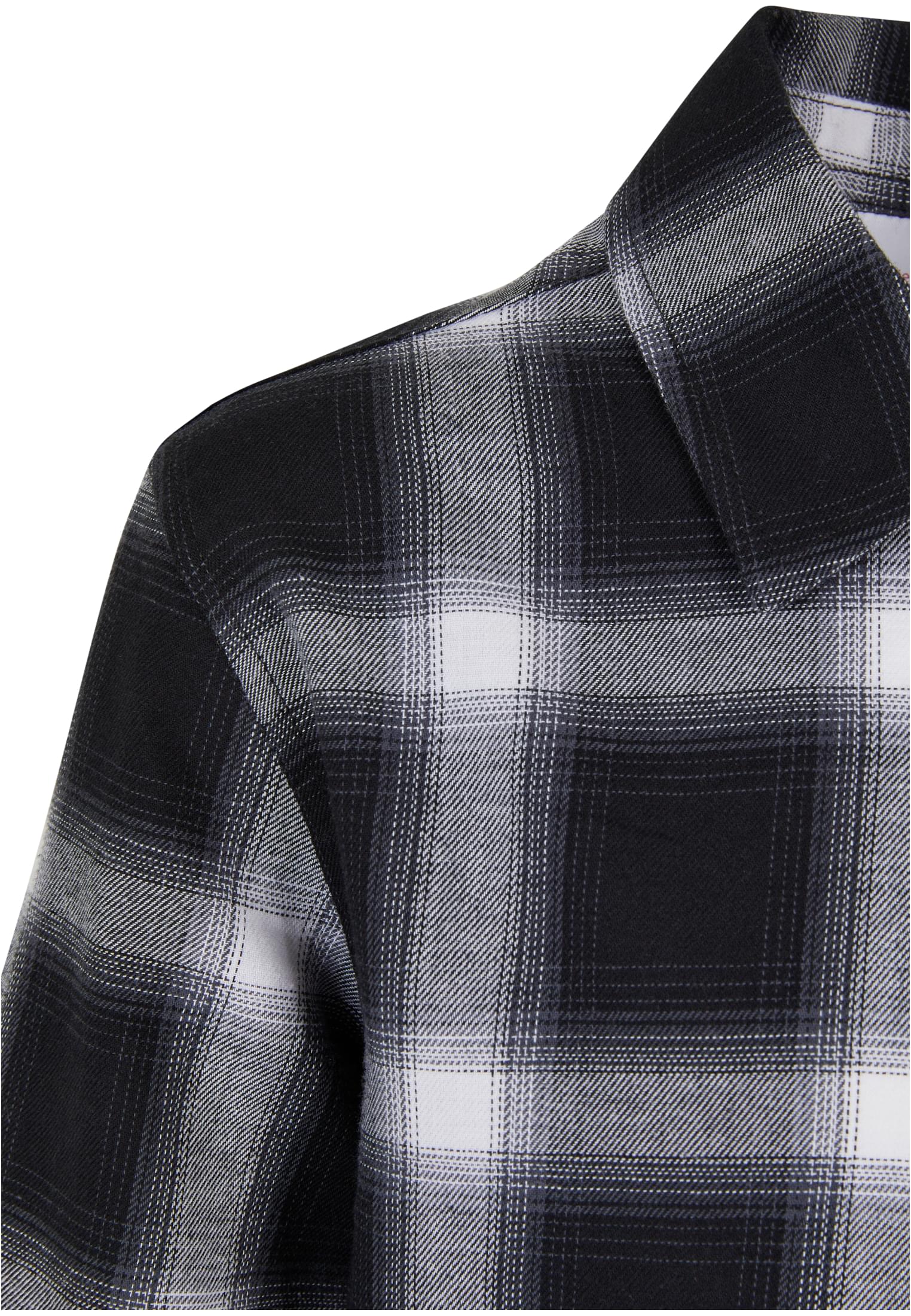 Boys Oversized Checked Shirt | black/white