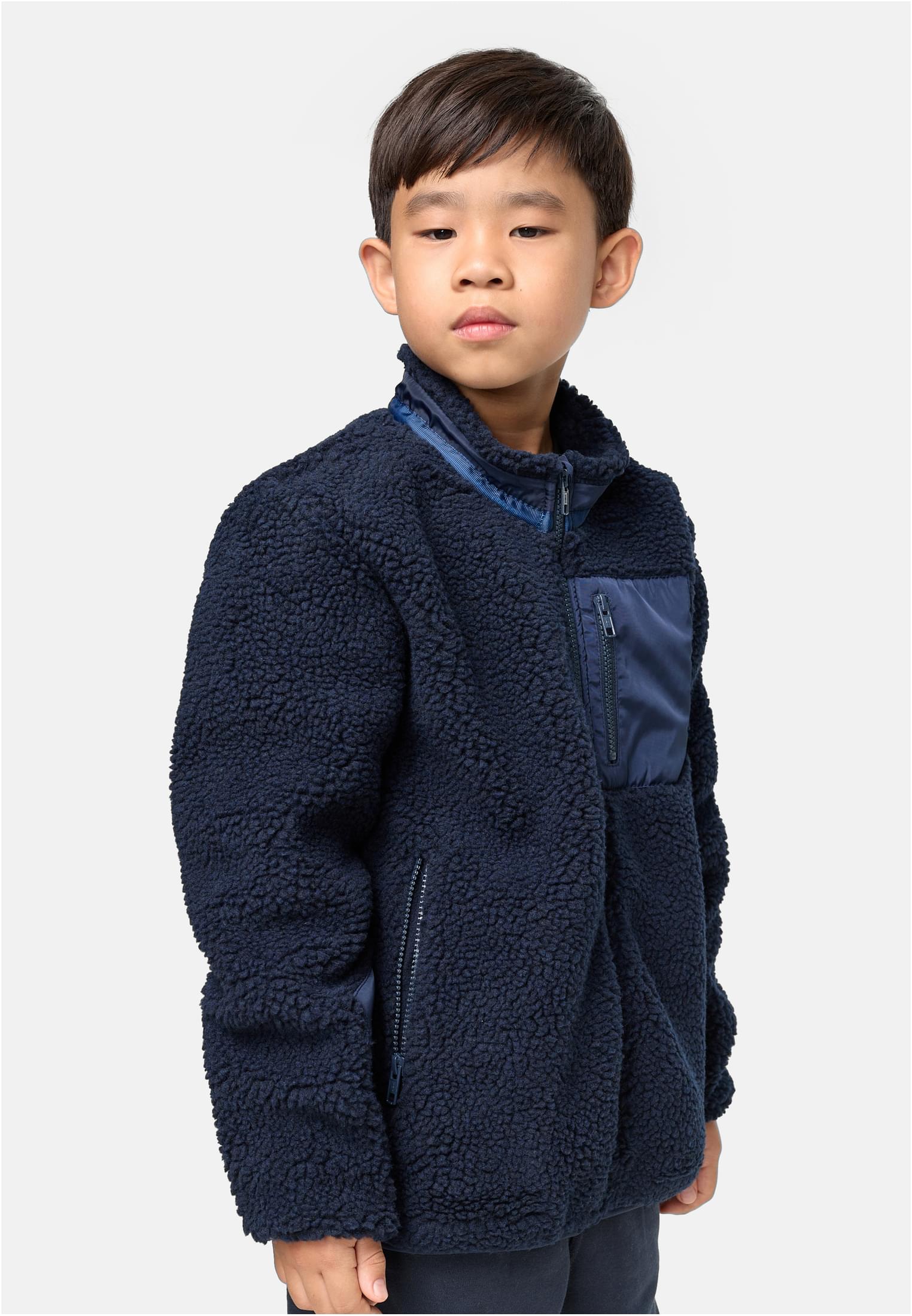 Boys Sherpa Jacket | midnightnavy