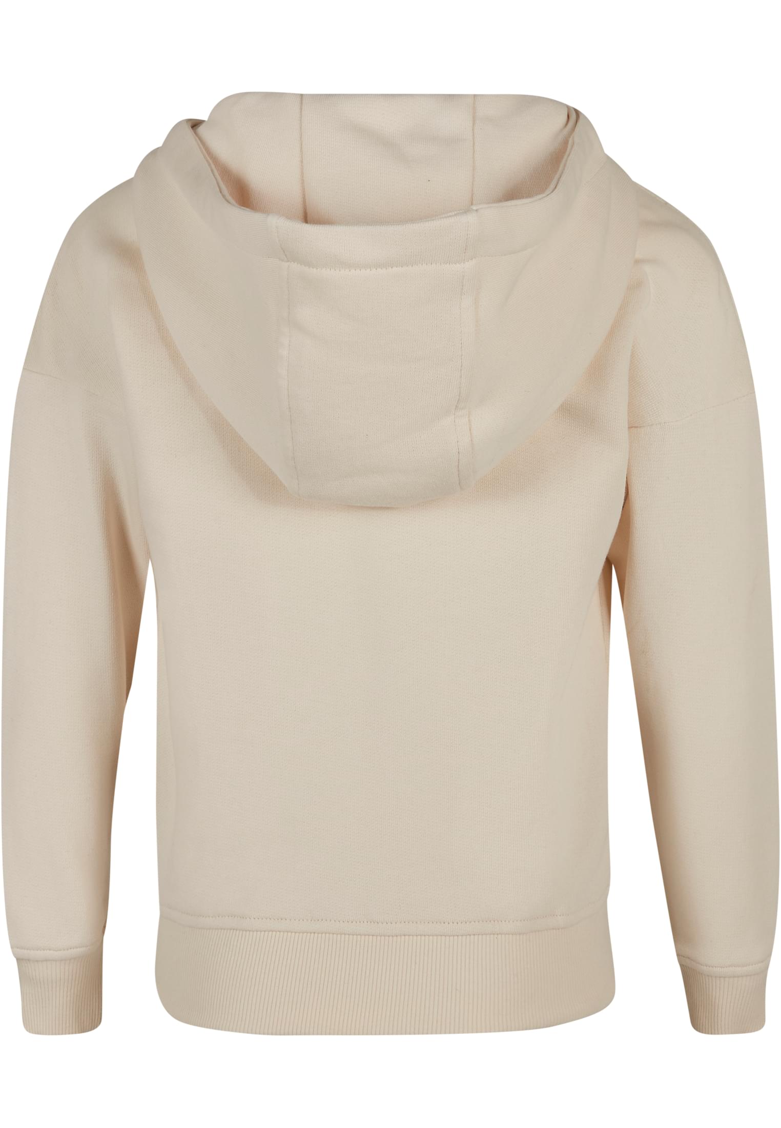 Girls Organic Terry Zip Hoody | whitesand