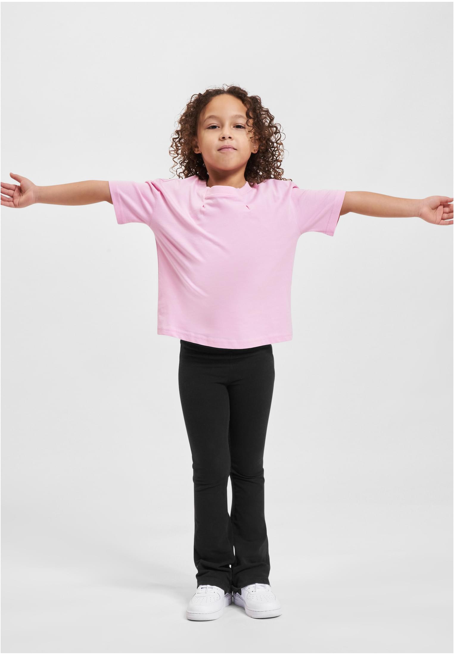 Girls Organic Oversized Pleat Tee | girlypink