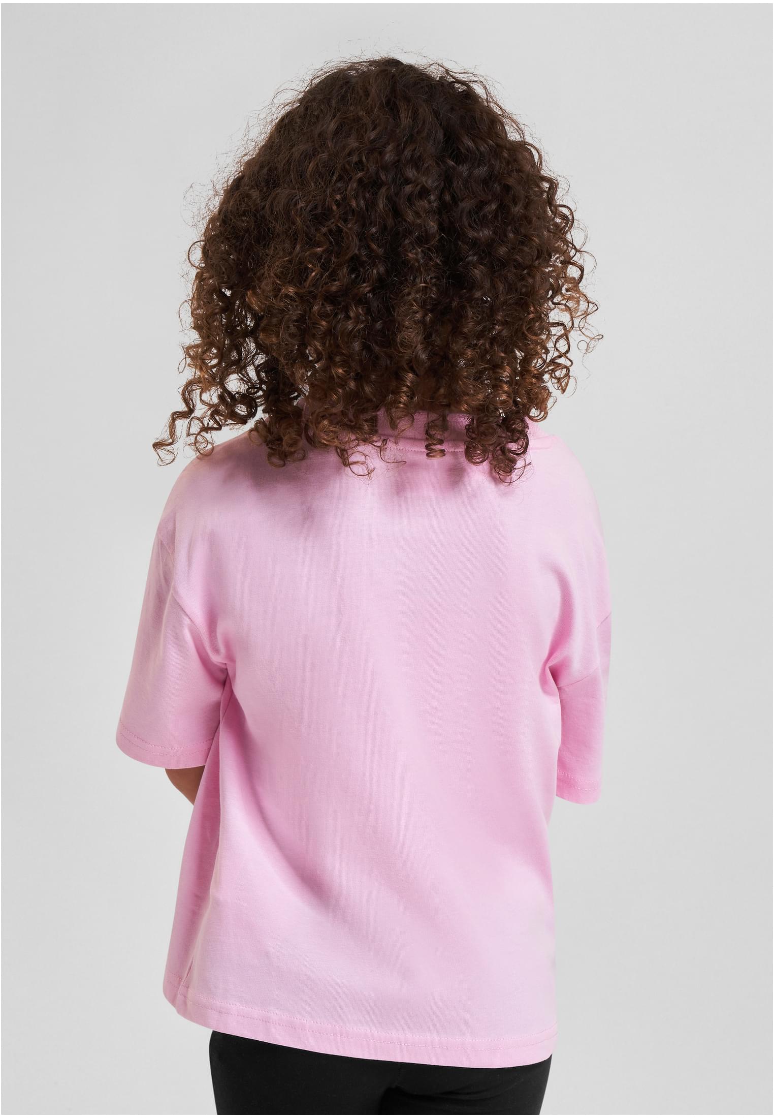 Girls Organic Oversized Pleat Tee | girlypink