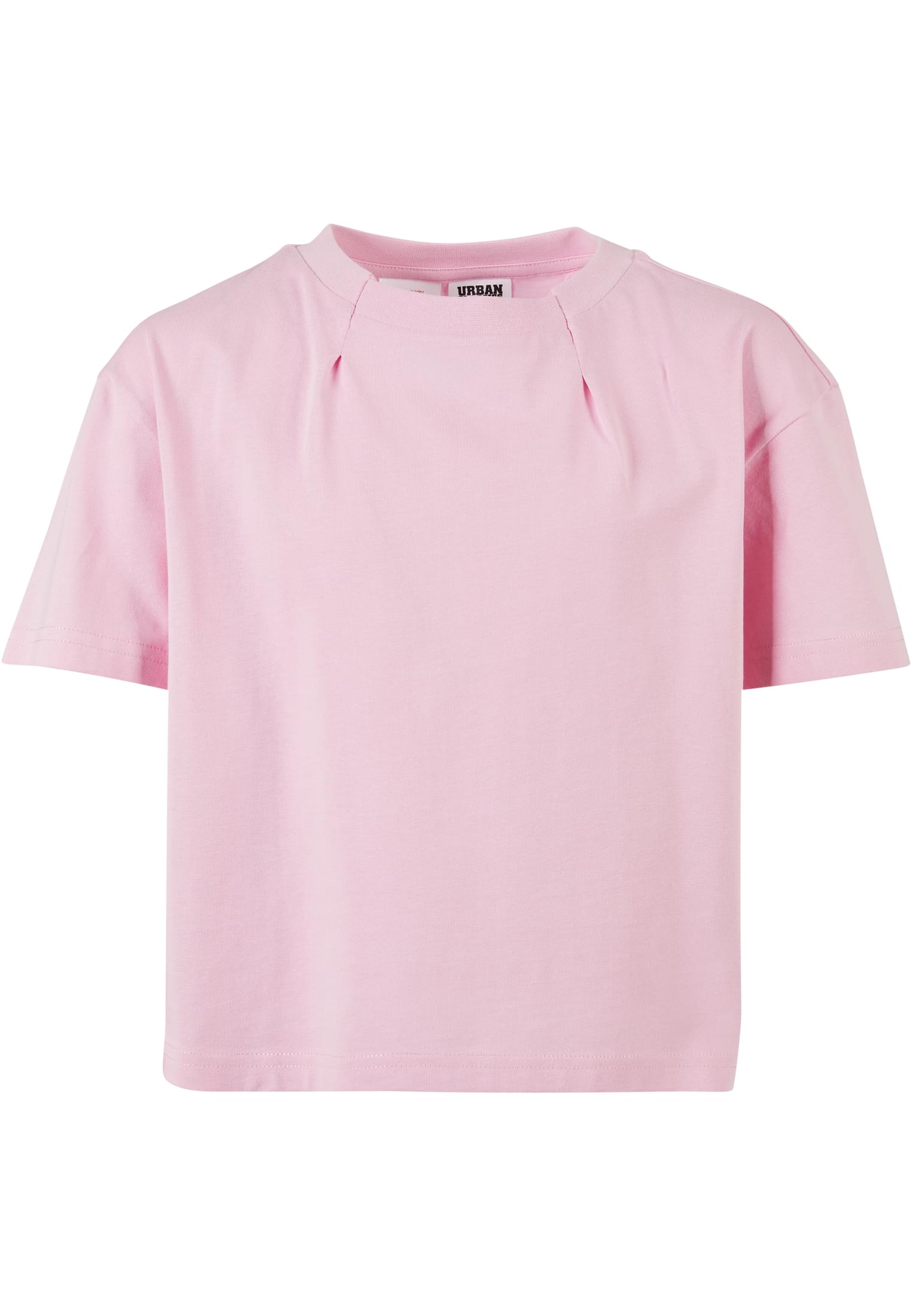 Girls Organic Oversized Pleat Tee | girlypink