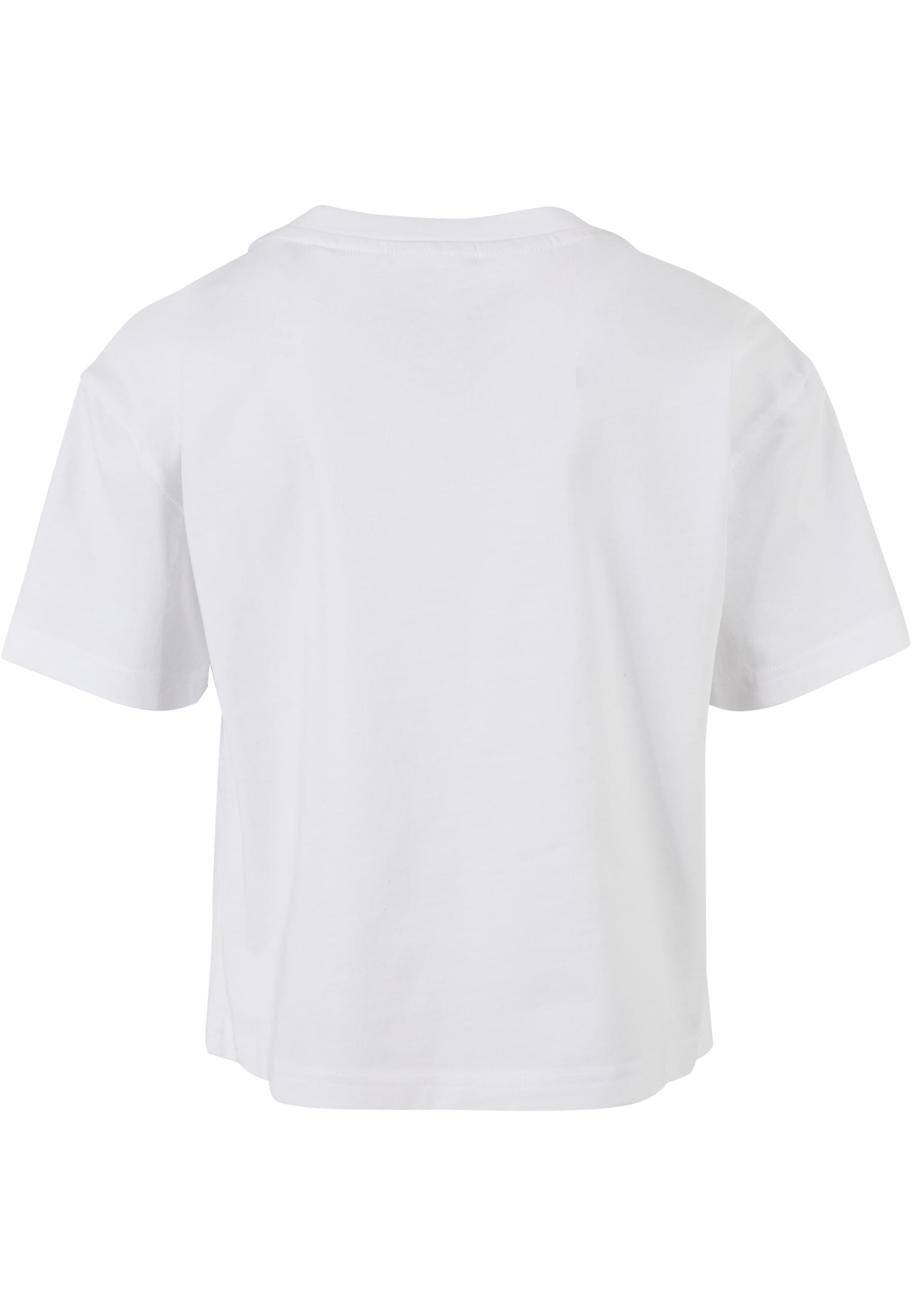 Girls Organic Oversized Pleat Tee | white