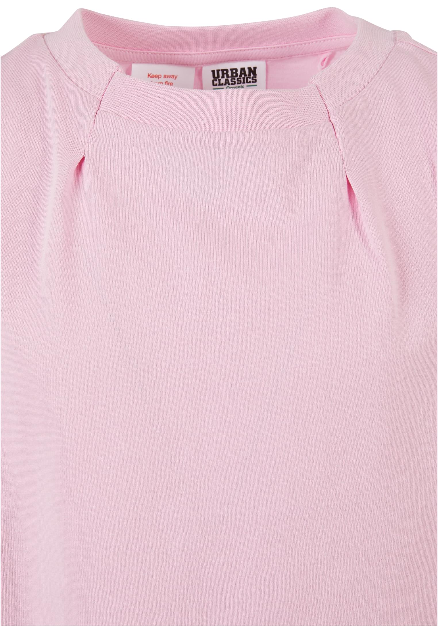 Girls Organic Oversized Pleat Tee | girlypink