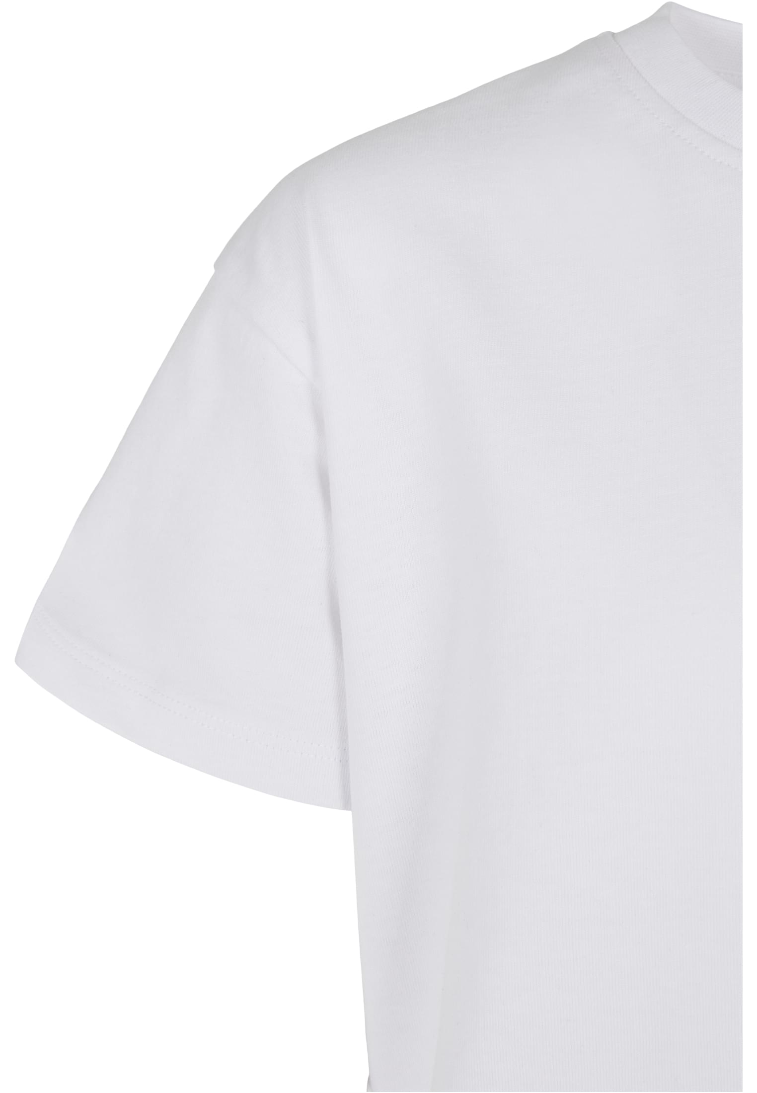 Girls Organic Oversized Tee Dress | white