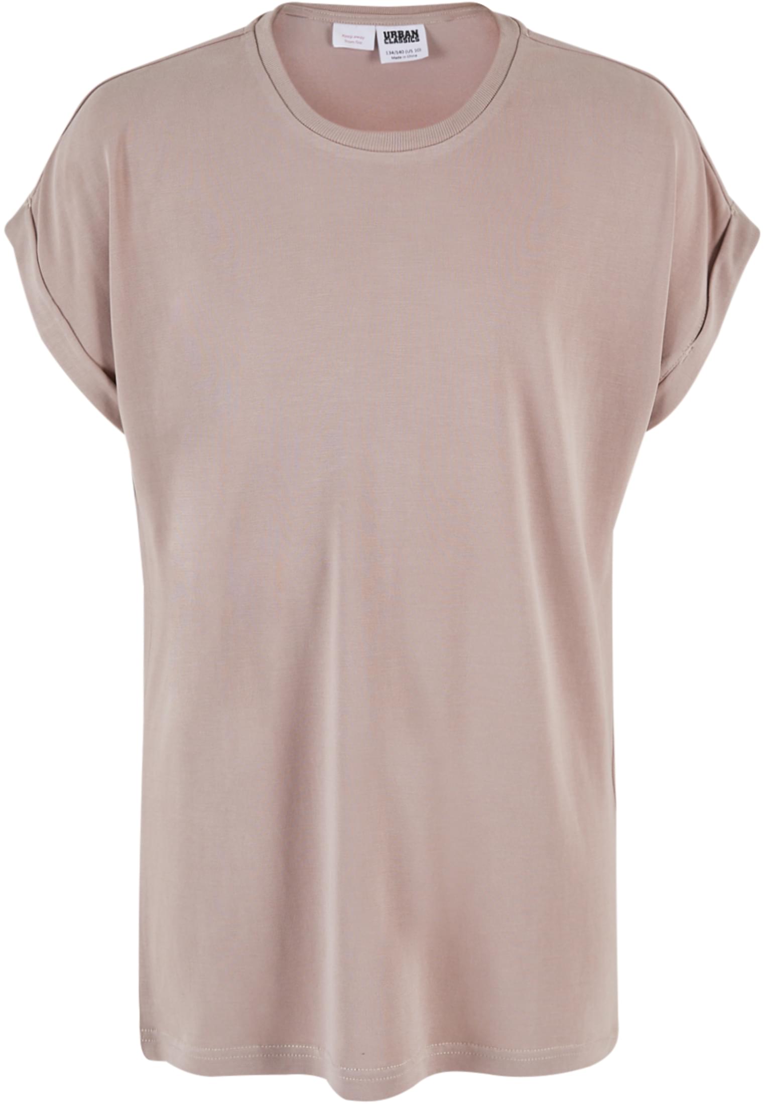 Girls Modal Extended Shoulder Tee | duskrose