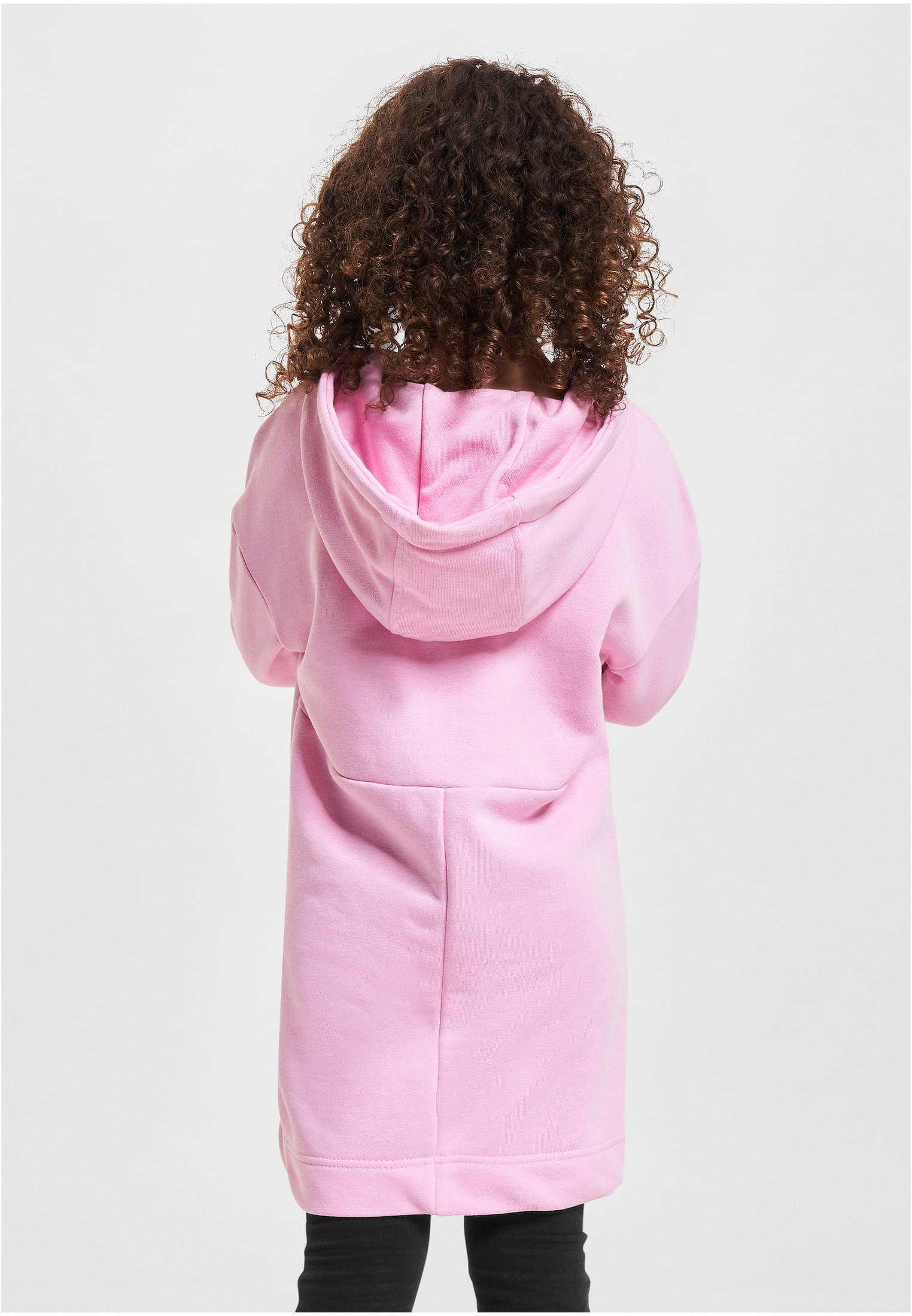 Girls Oversized Terry Hoody Dress | girlypink