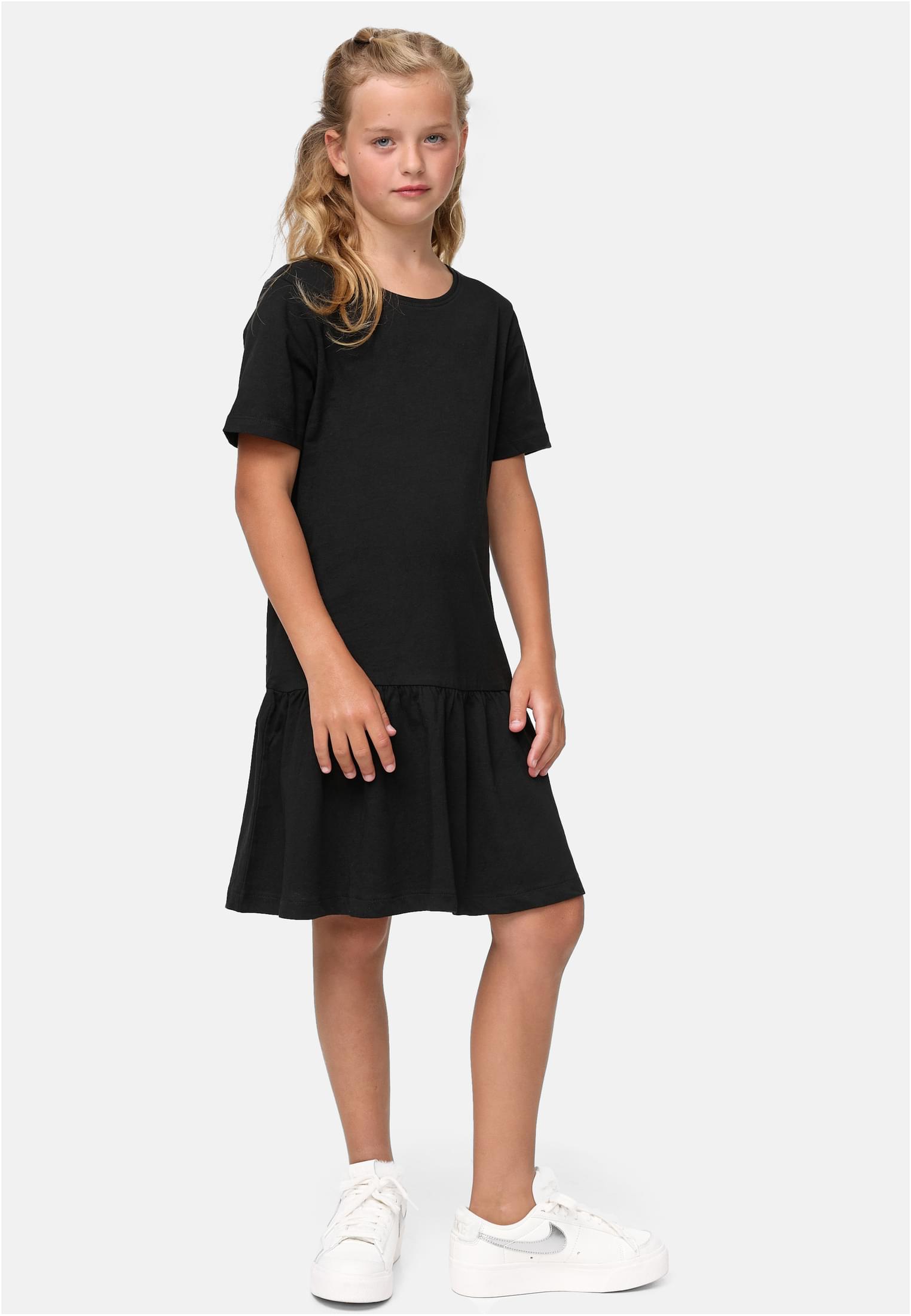 Girls Valance Tee Dress | black