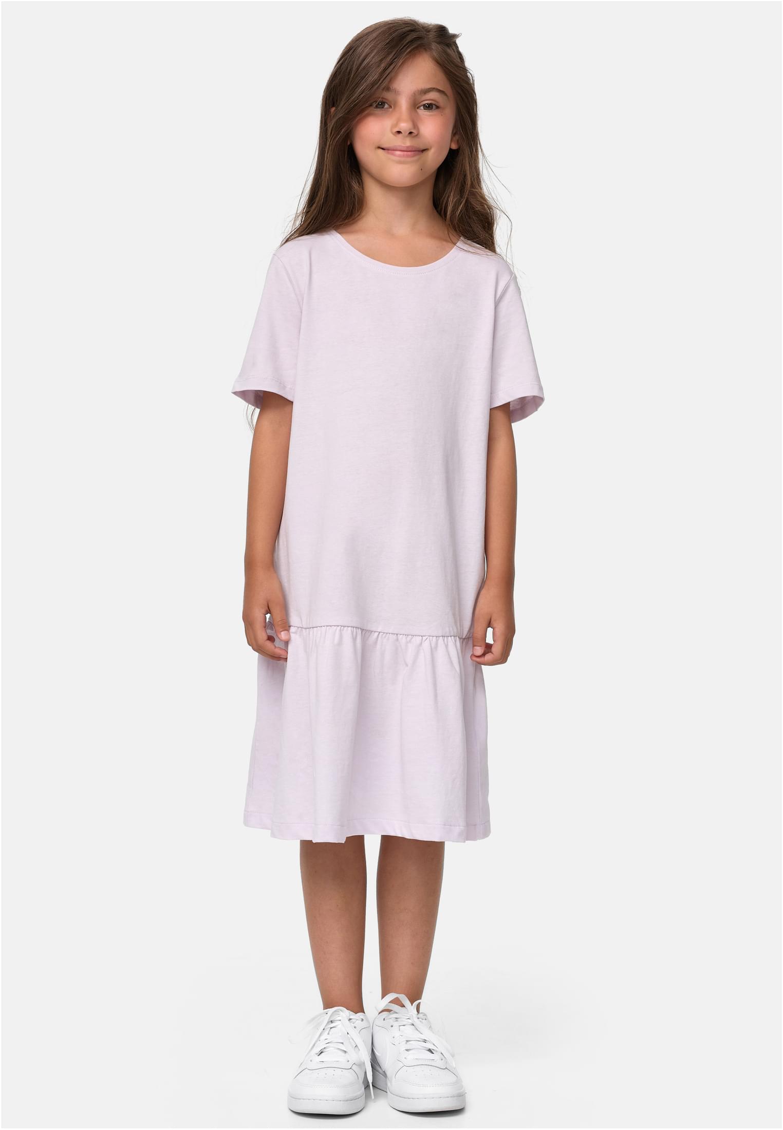 Girls Valance Tee Dress | softlilac