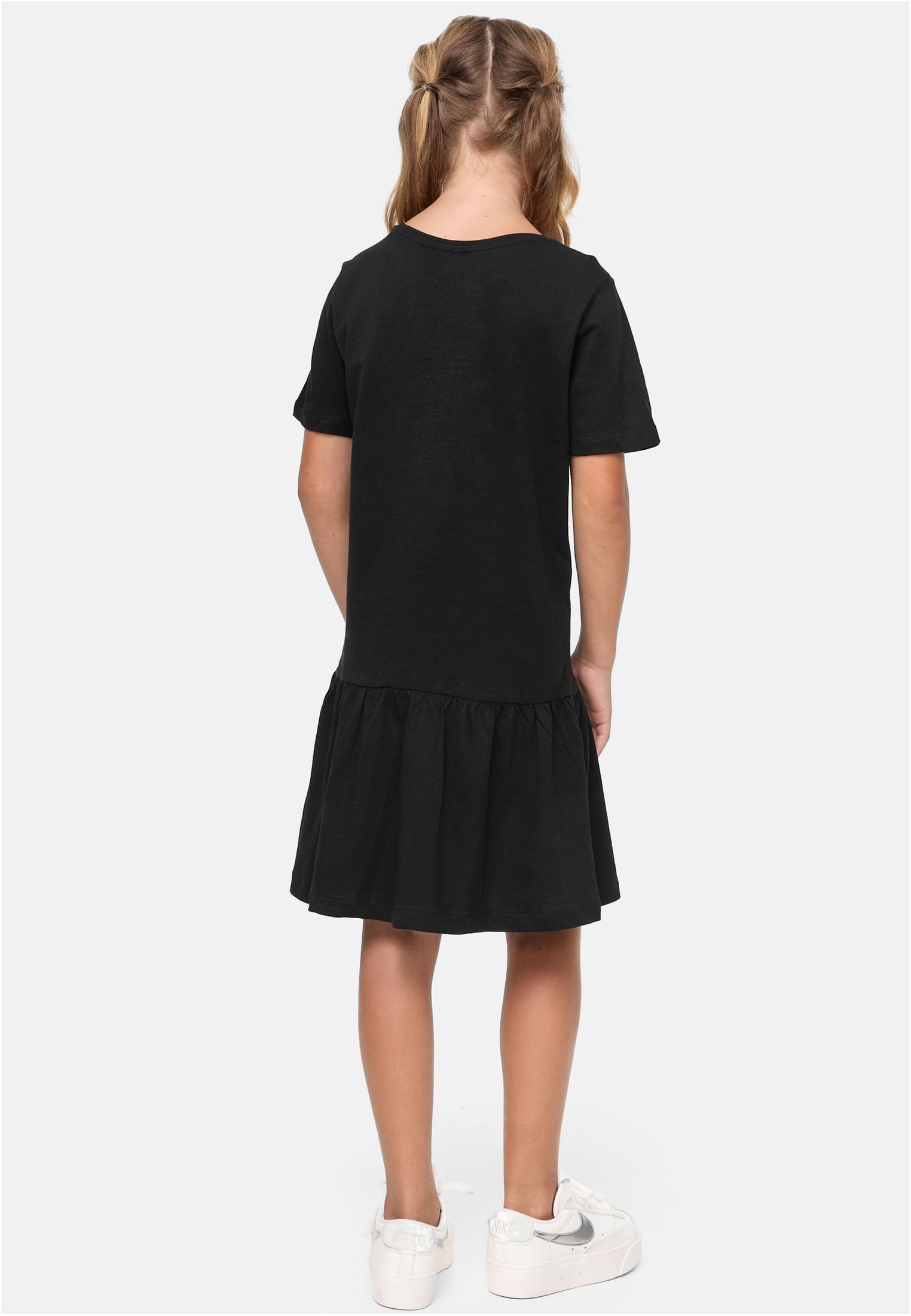 Girls Valance Tee Dress | black