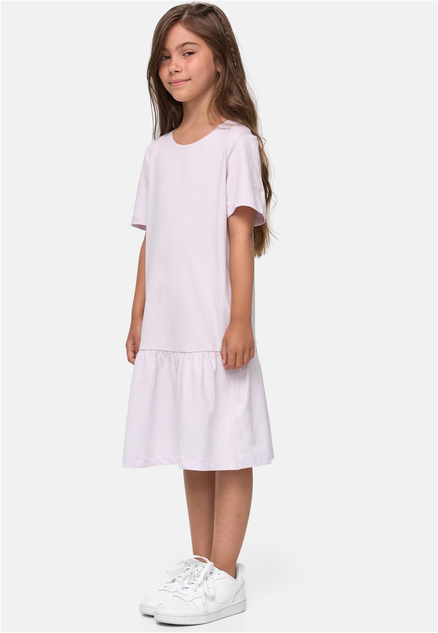 Girls Valance Tee Dress | softlilac