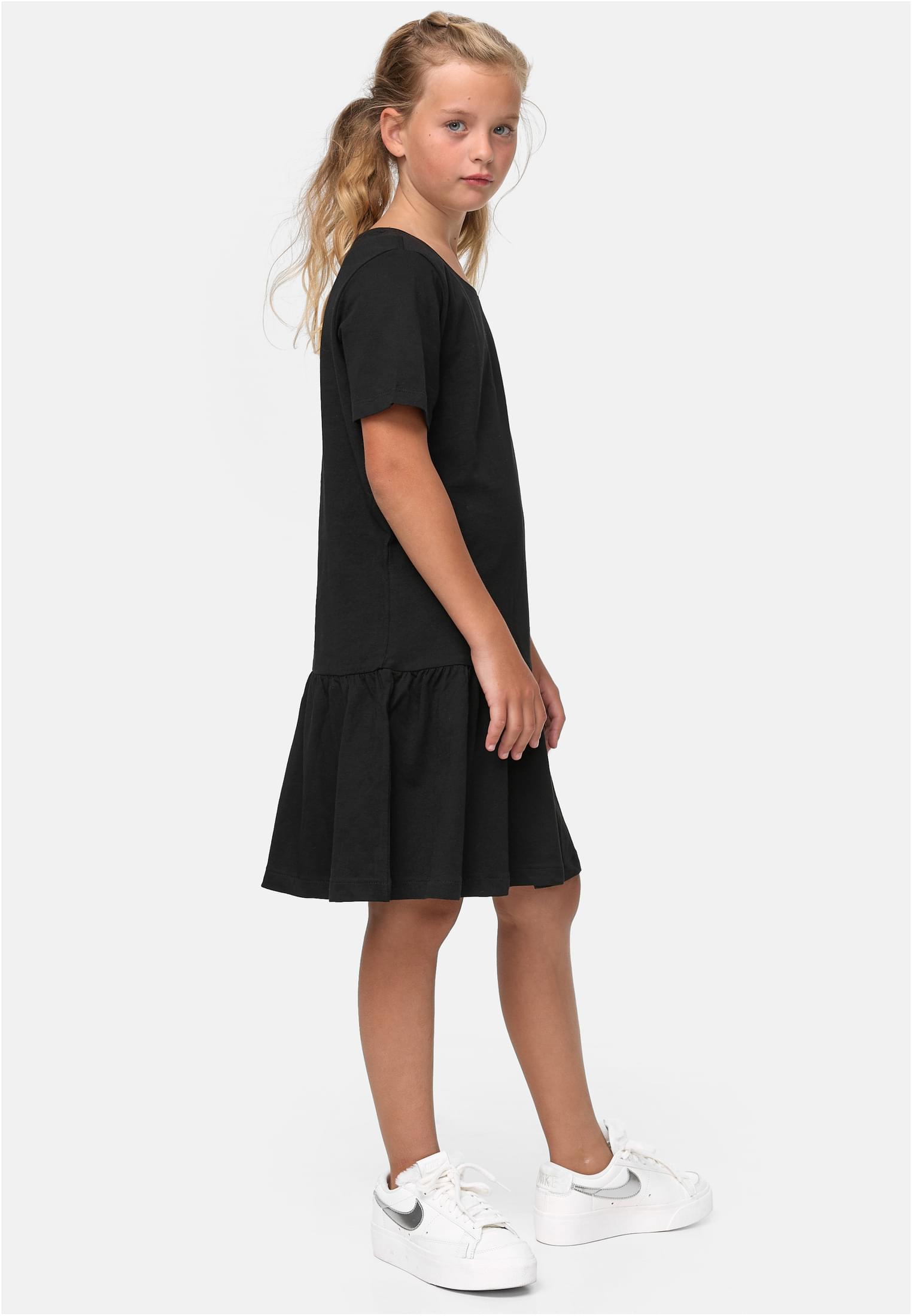 Girls Valance Tee Dress | black