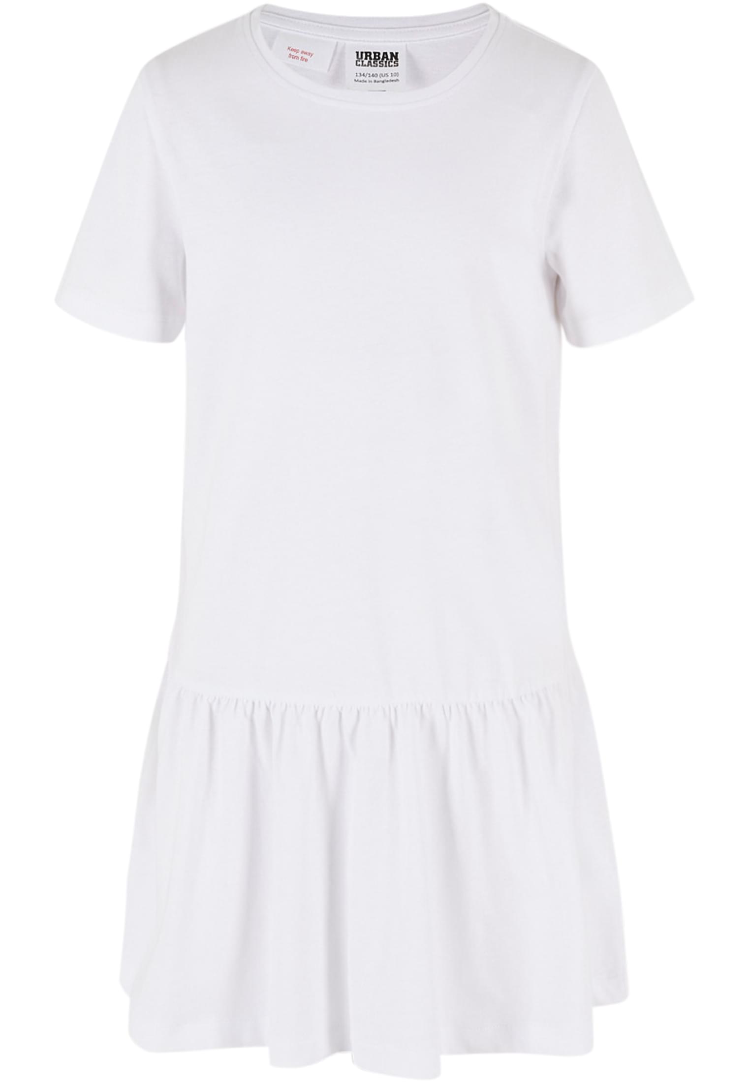 Girls Valance Tee Dress | white