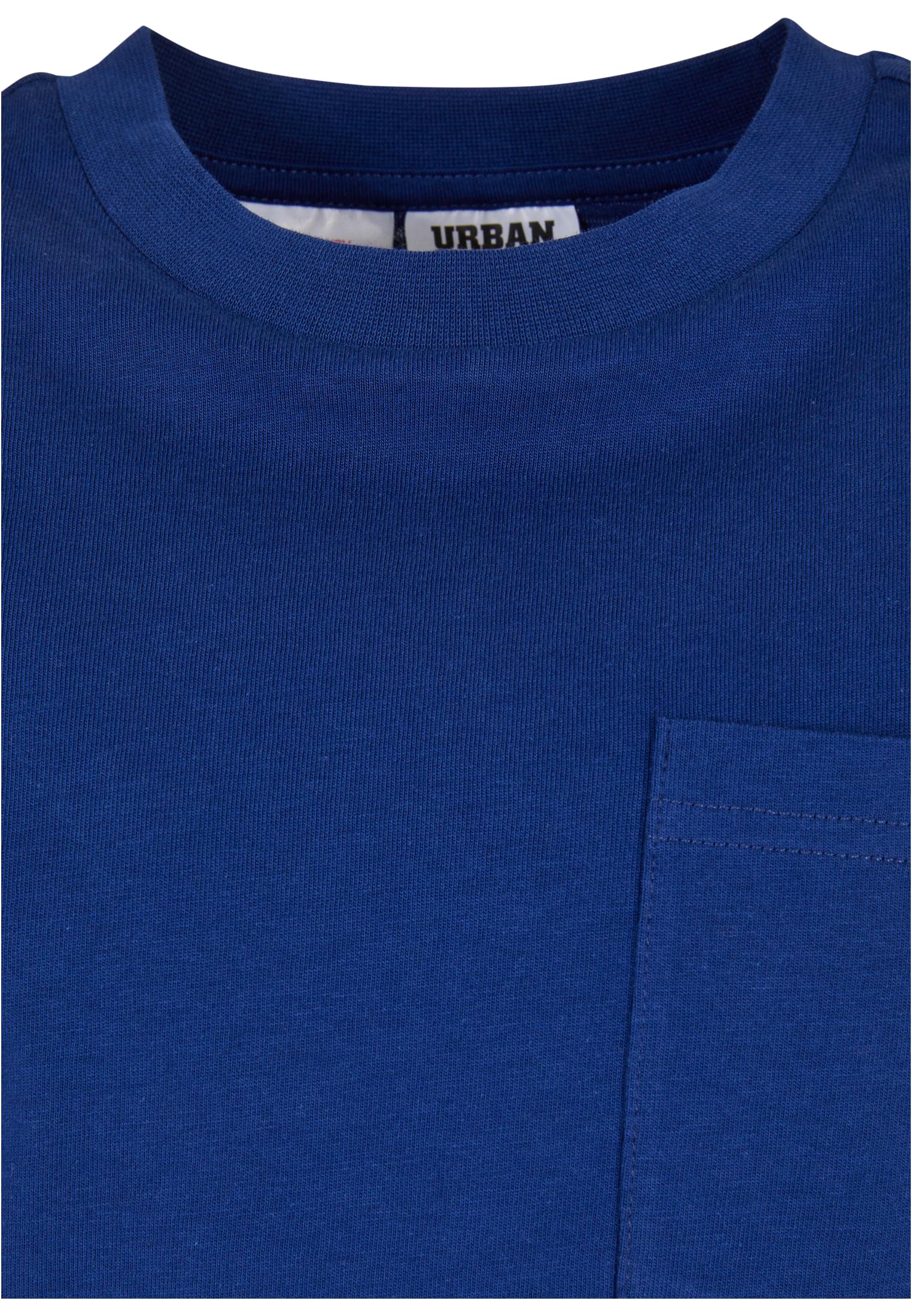 Boys Organic Basic Pocket Tee | spaceblue