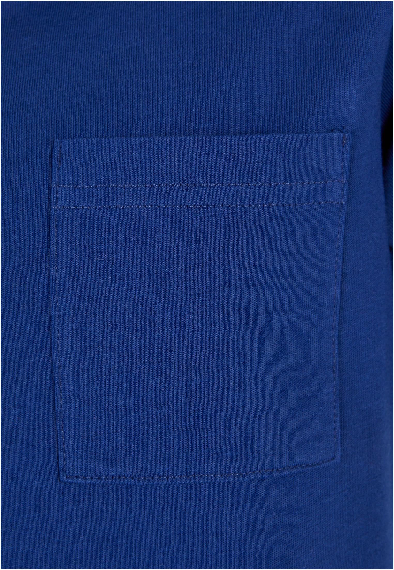 Boys Organic Basic Pocket Tee | spaceblue