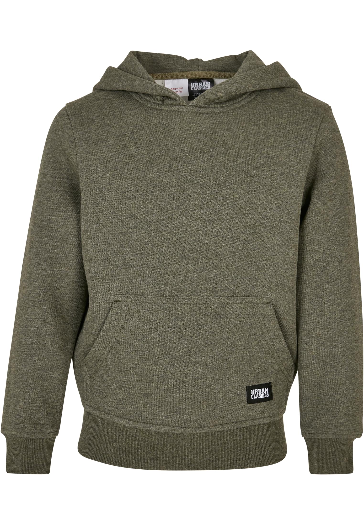 Boys Basic Melange Hoody | darkgreenmelange