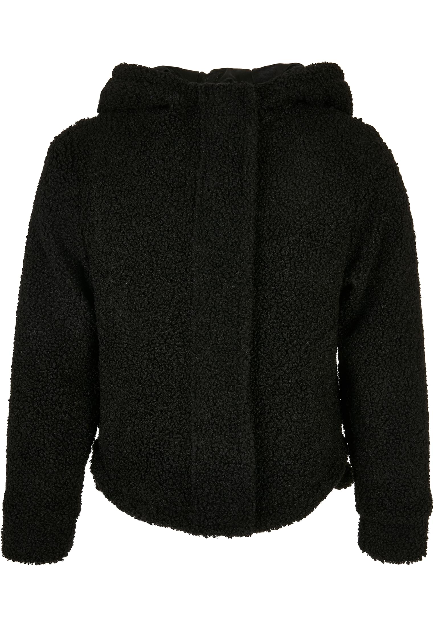 Girls Short Sherpa Jacket | black