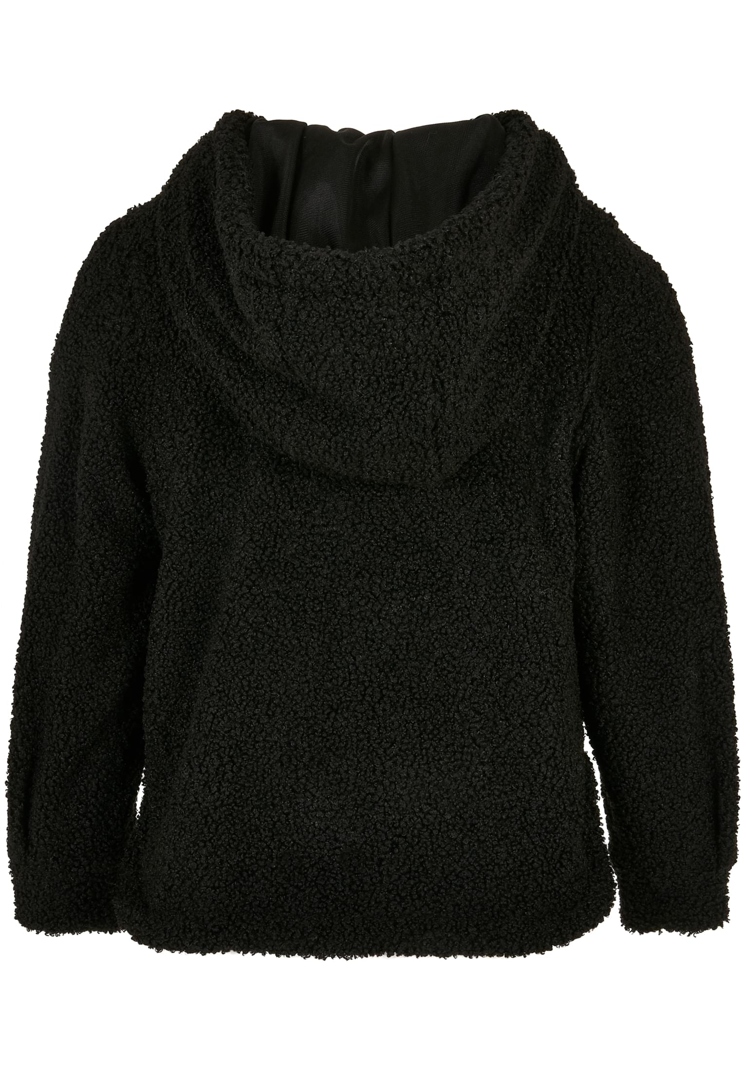 Girls Short Sherpa Jacket | black