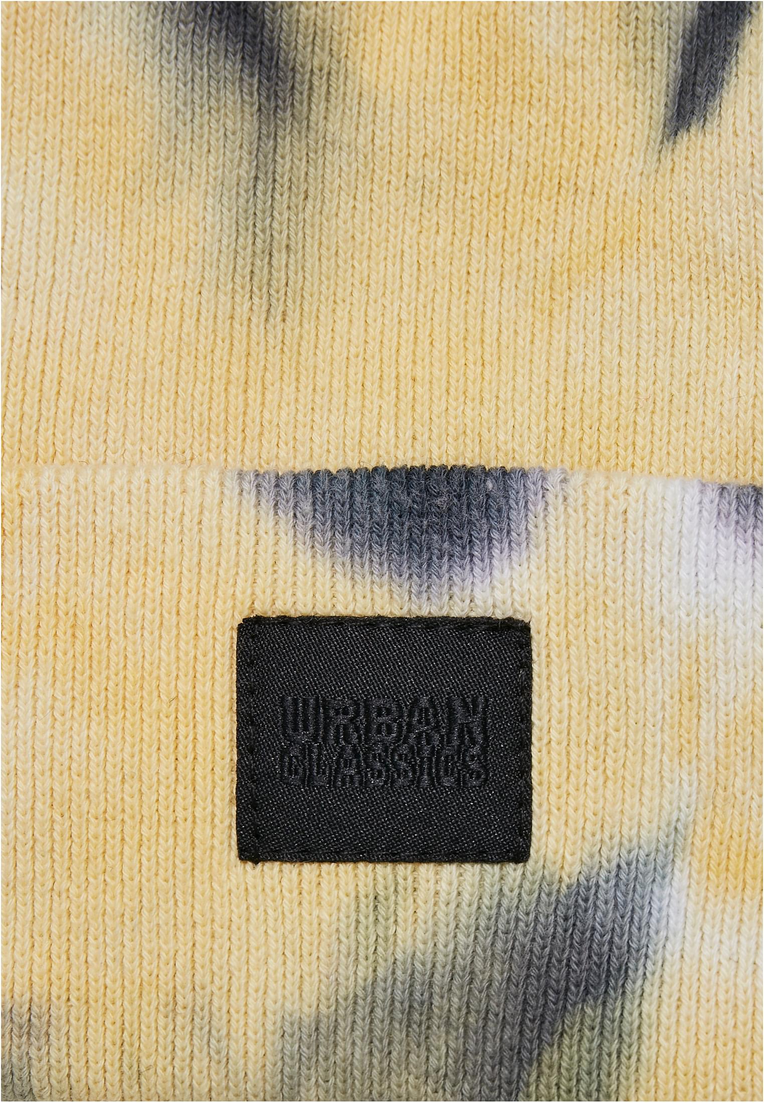 Tie Dye Beanie Kids | yellow/black