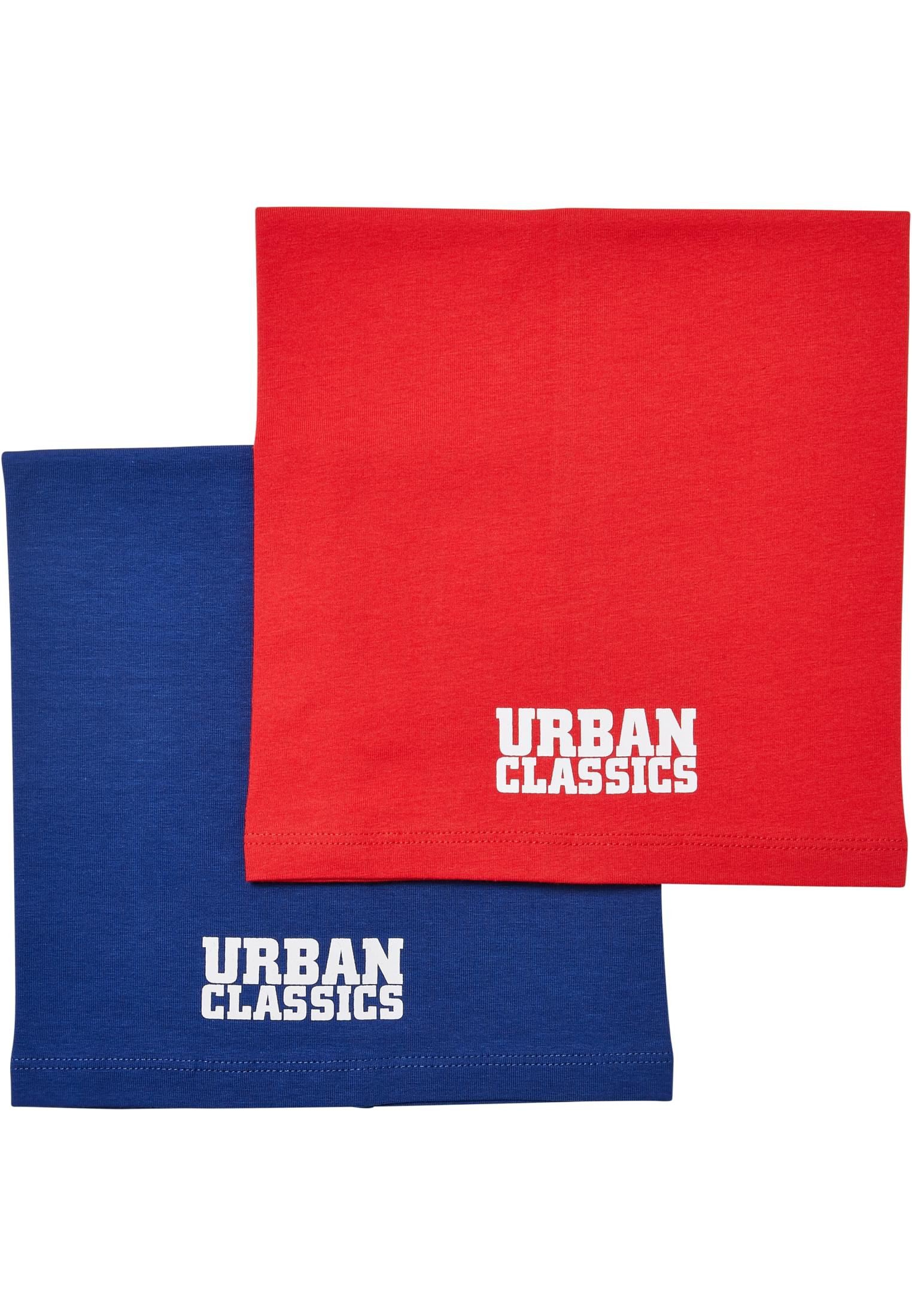 Logo Tube Scarf Kids 2-Pack | blue/red