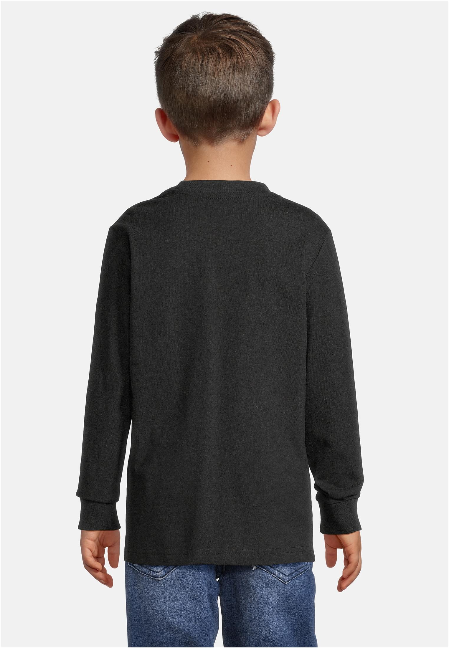 Boys Heavy Oversized Pocket Longsleeve | black