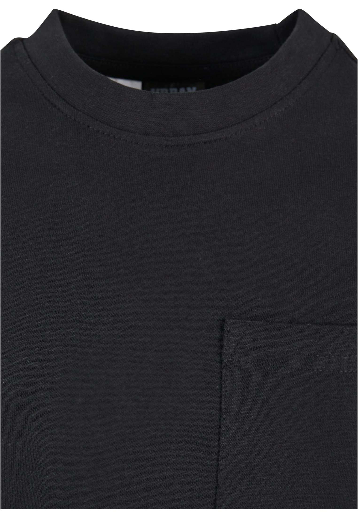 Boys Heavy Oversized Pocket Longsleeve | black