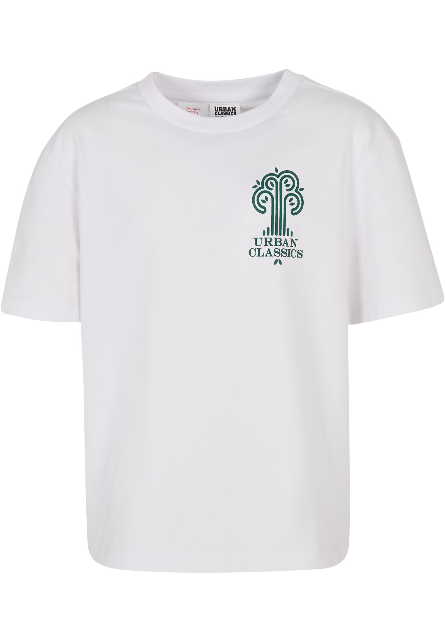 Boys Organic Tree Logo Tee | white