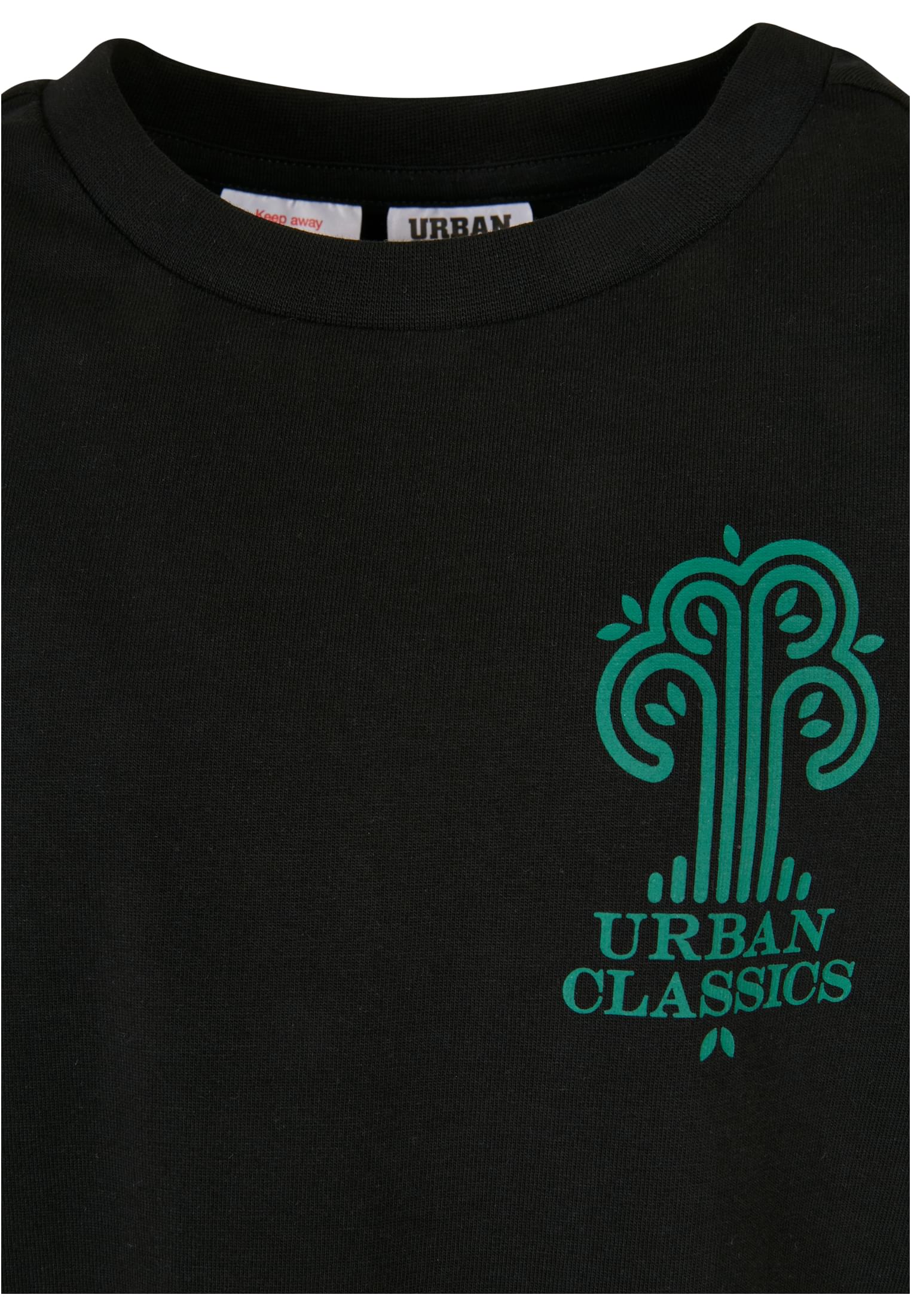 Boys Organic Tree Logo Tee | black