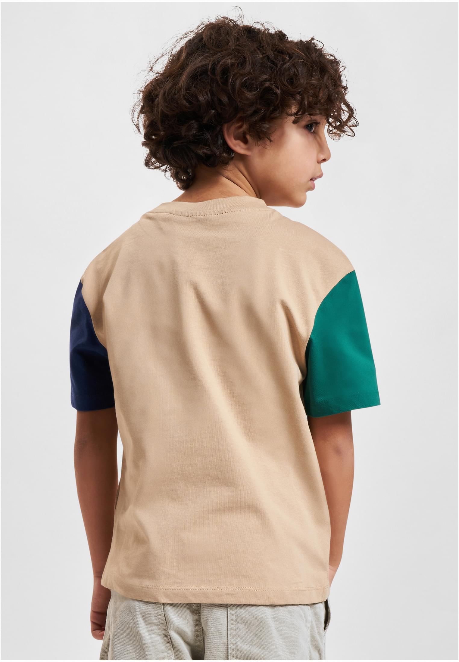 Boys Organic Oversized Colorblock Tee | unionbeige